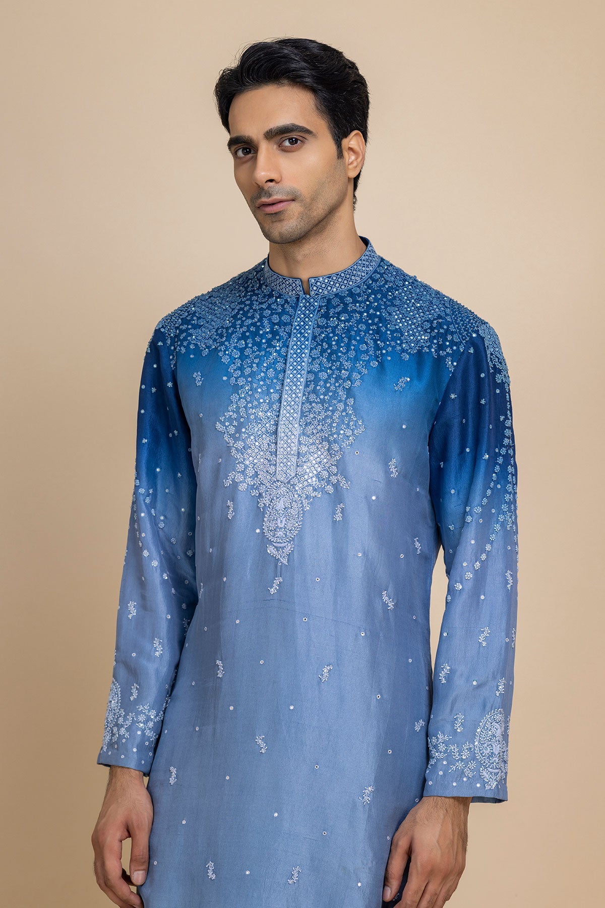 Neel Ombre Kurta & Salwar Set