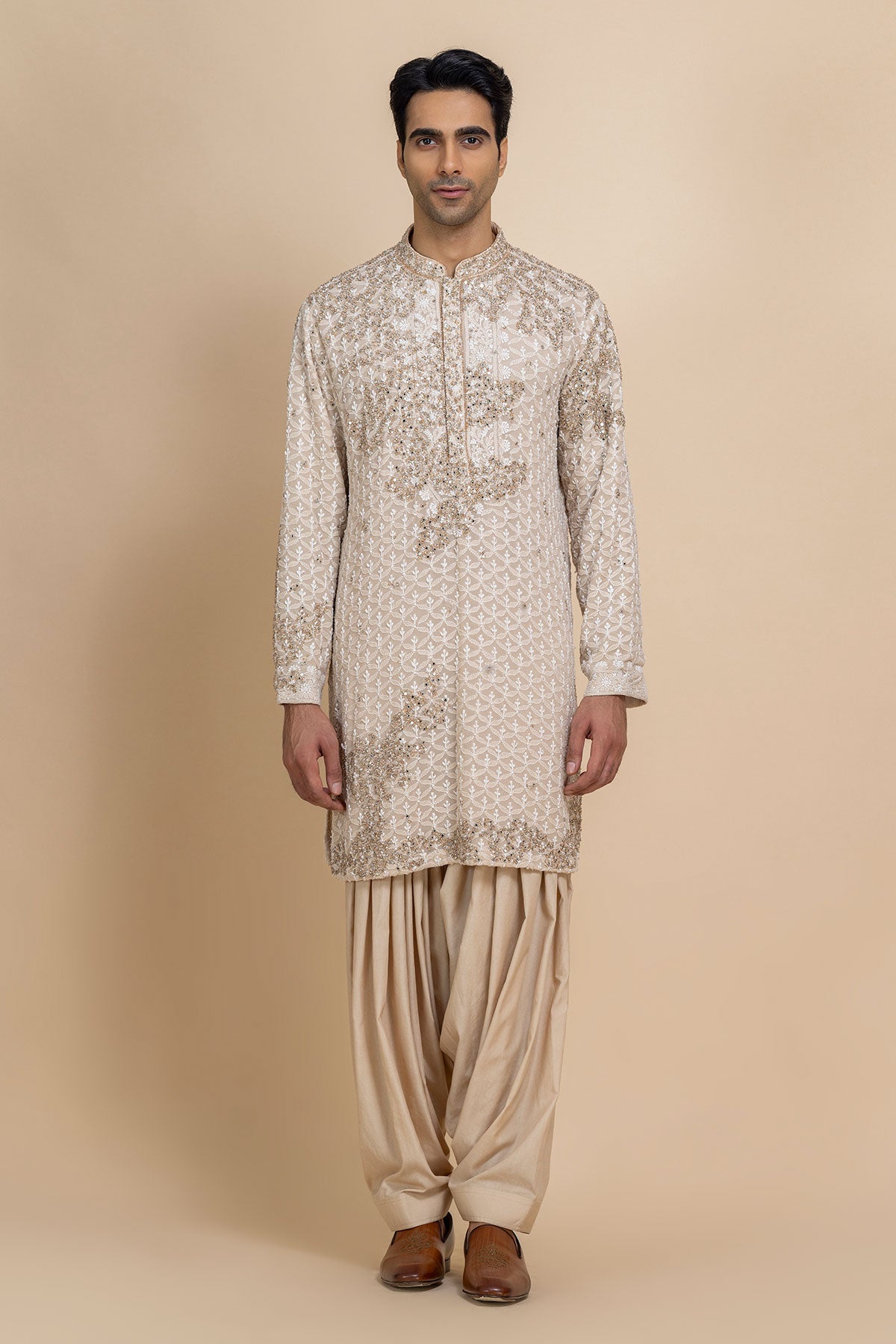 Ivory Éclat Kurta & Salwar set