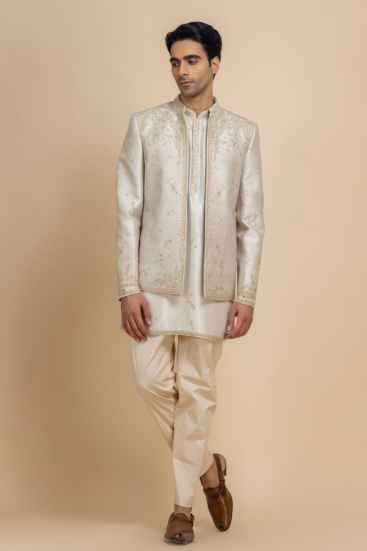 Nehrav Short Jacket Set