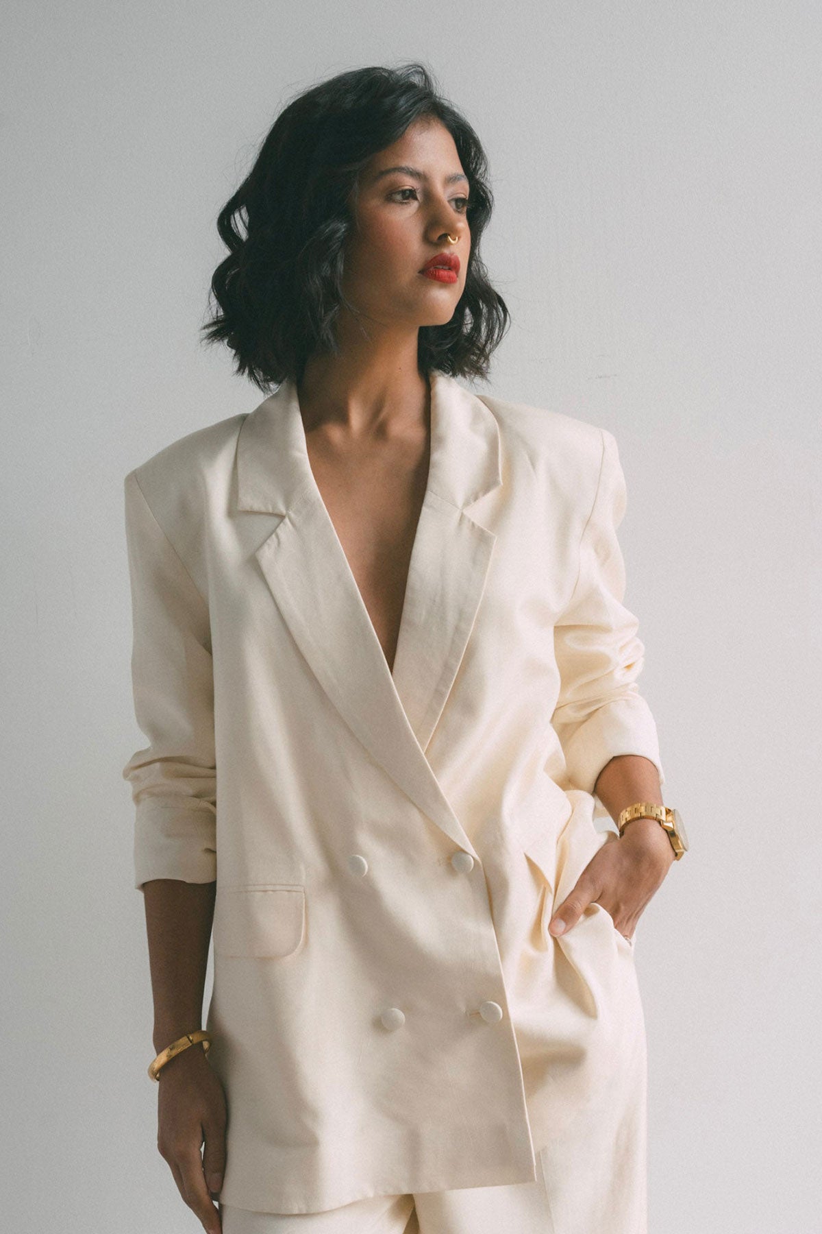 Creme Classic Blazer