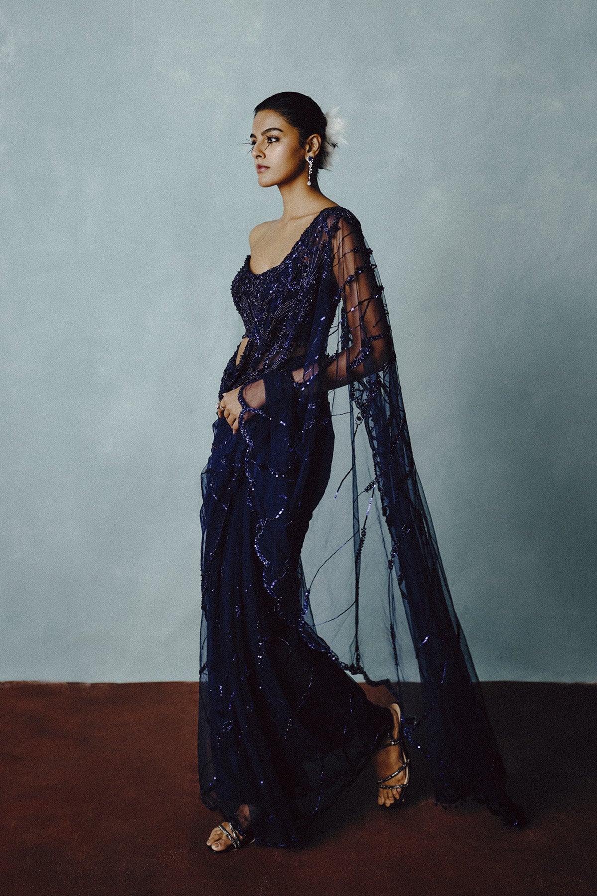 Twilight Sheer Sculpt Saree