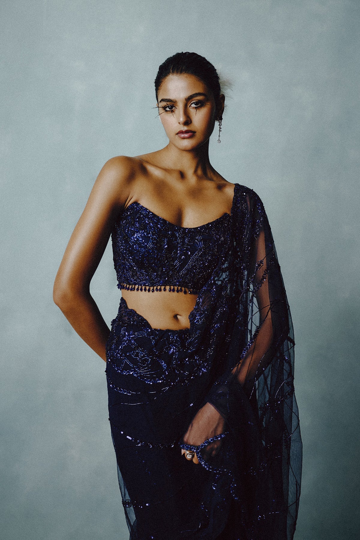 Twilight Sheer Sculpt Saree