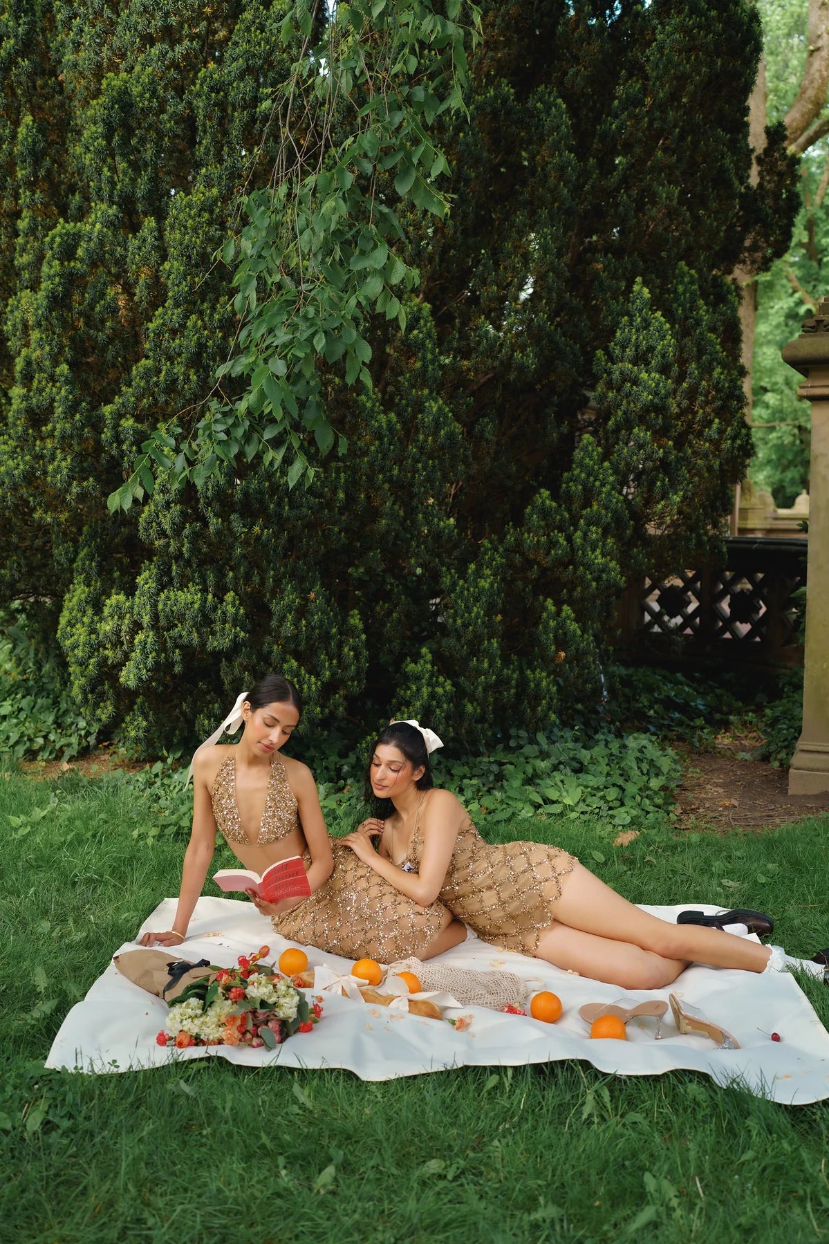 The walk of shame crop and skirt