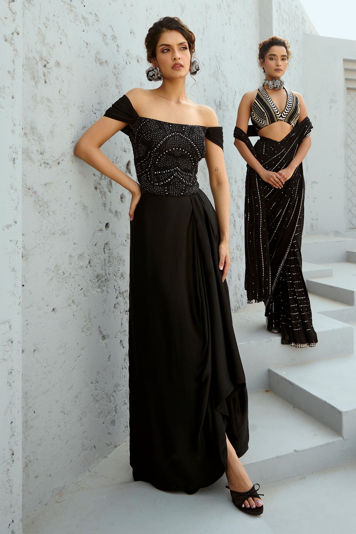 Stella Corset Drape Skirt