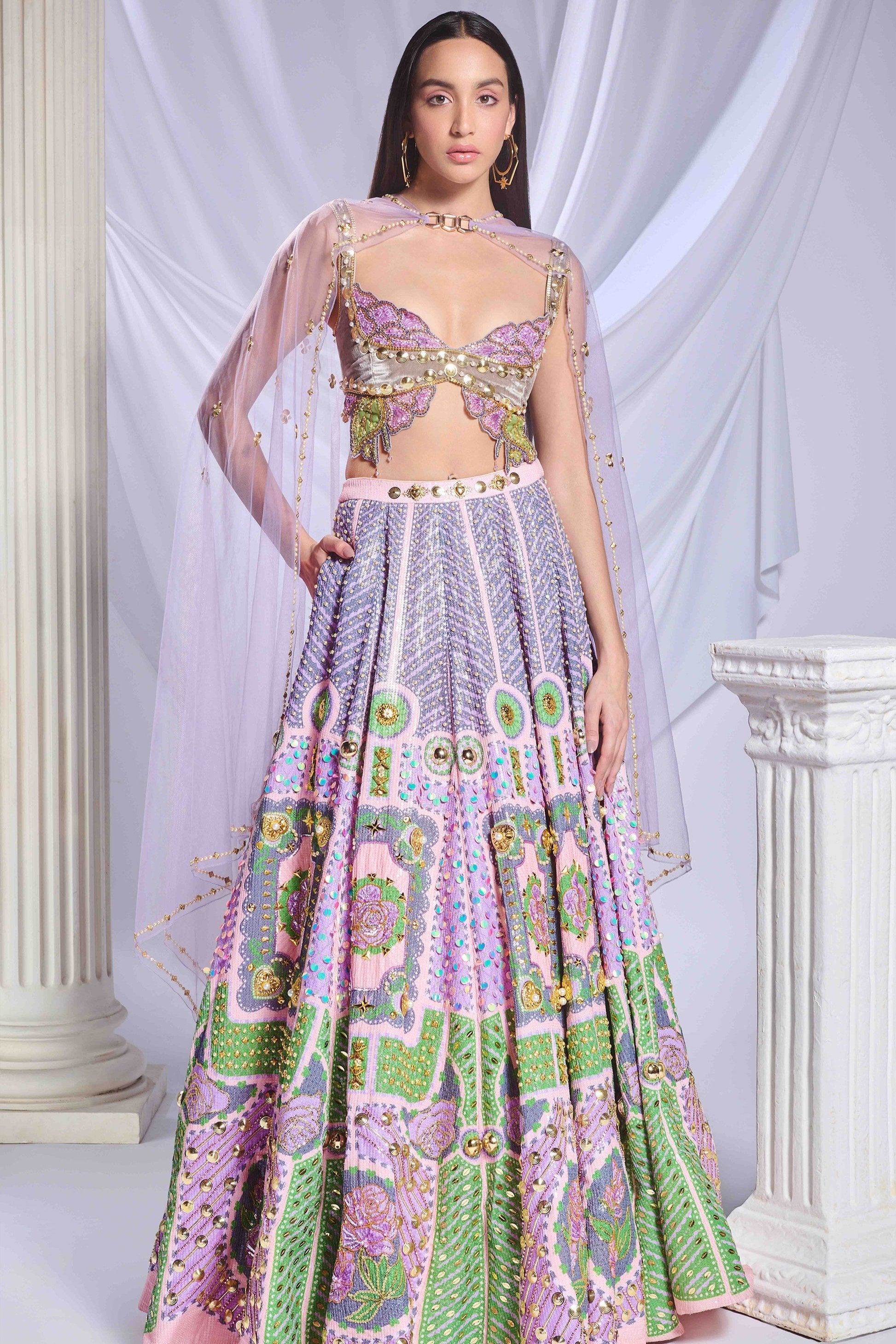 Dear Dahlia Lehenga set