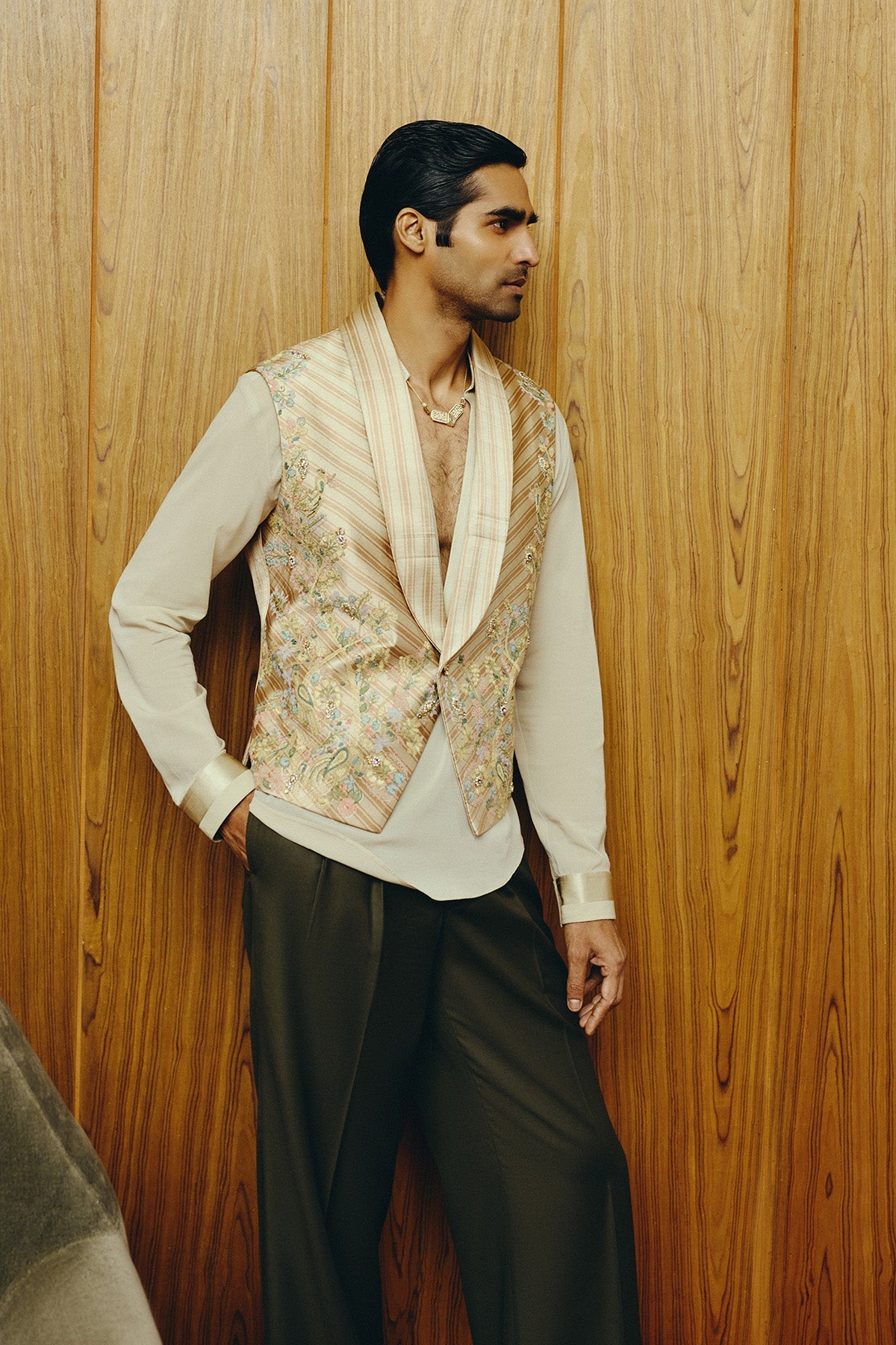 The Verdure Waistcoat, Shirt and Pant Set