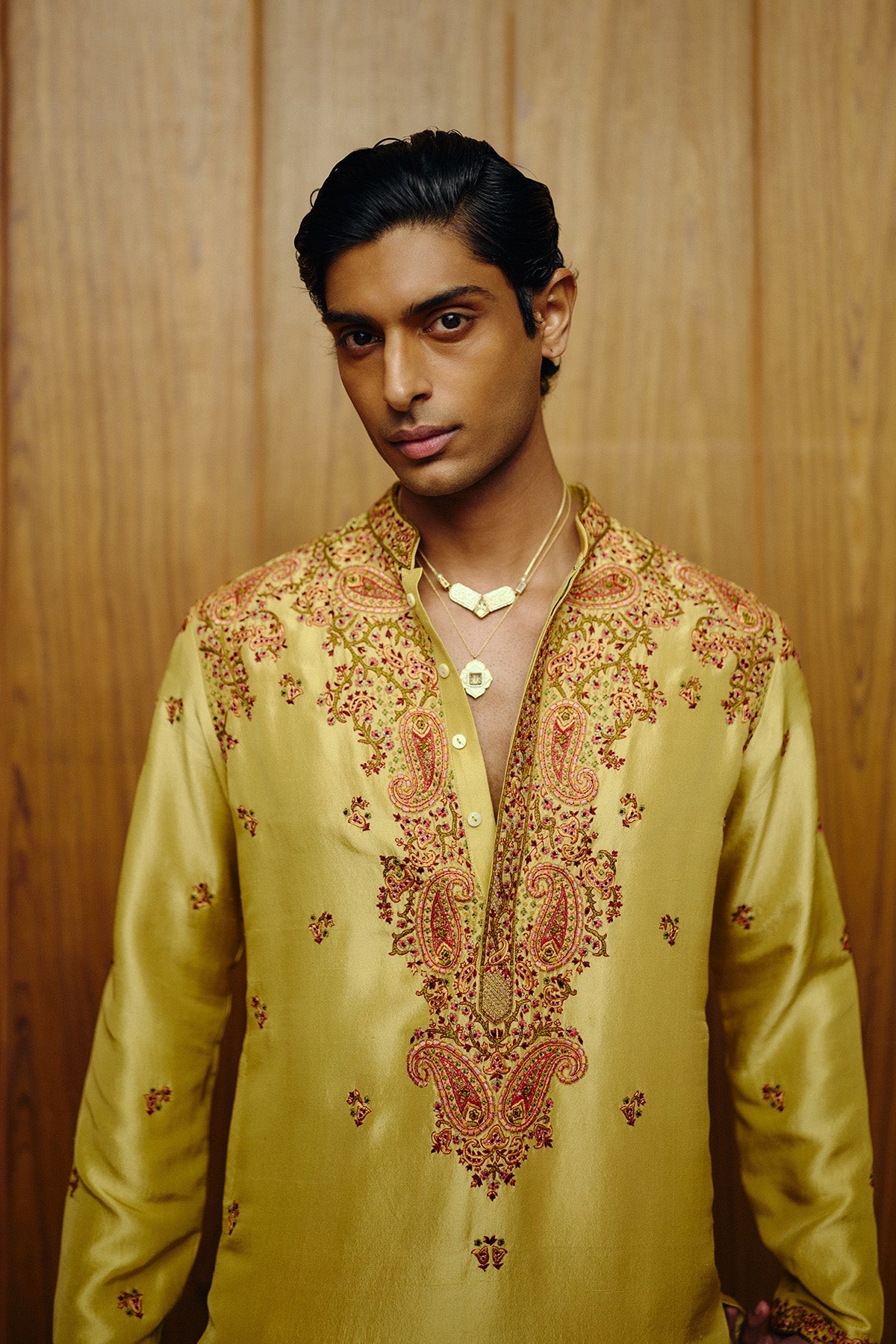 Sunlit Kashidakari Kurta Set
