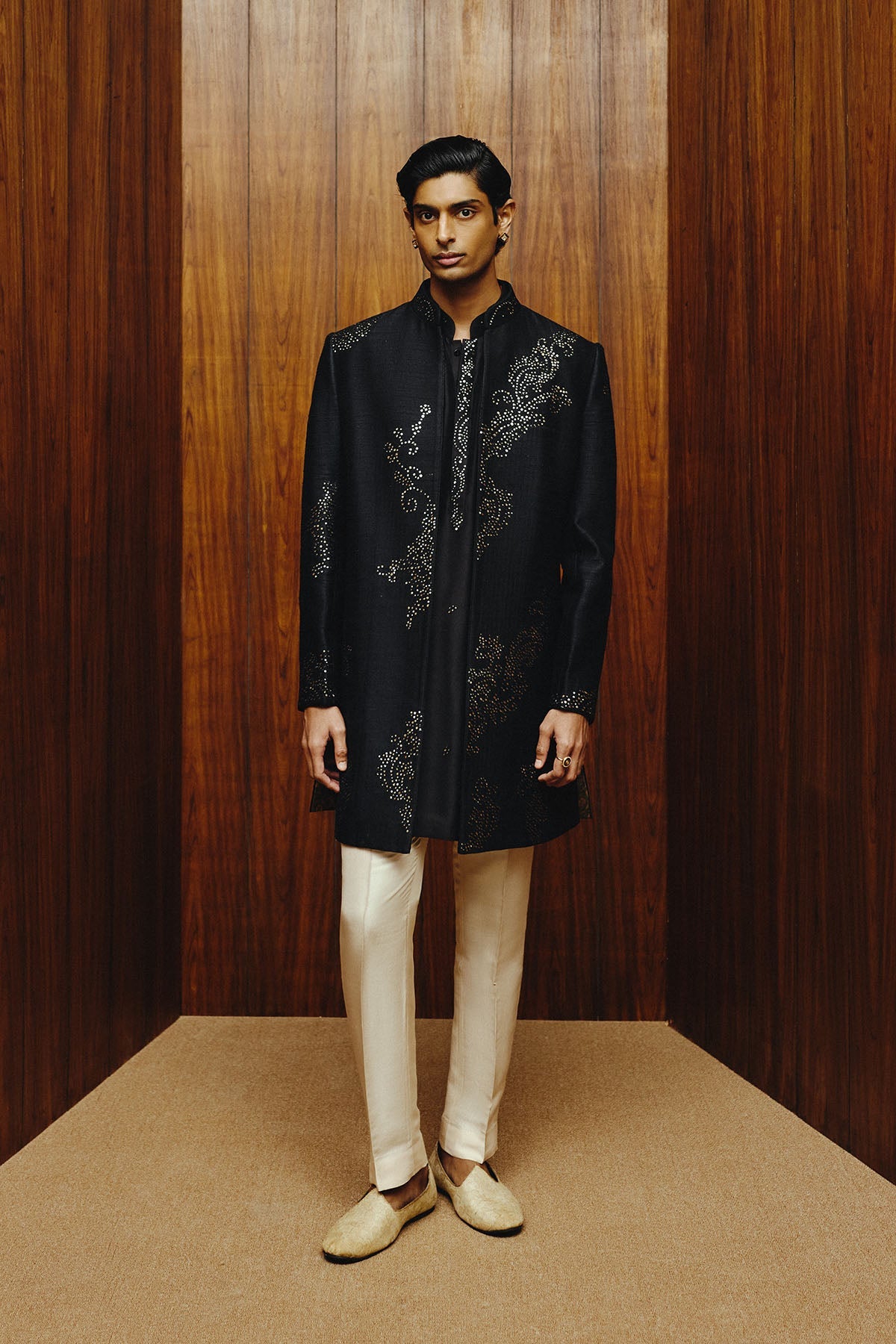 The Obsidian Mirror Achkan Set