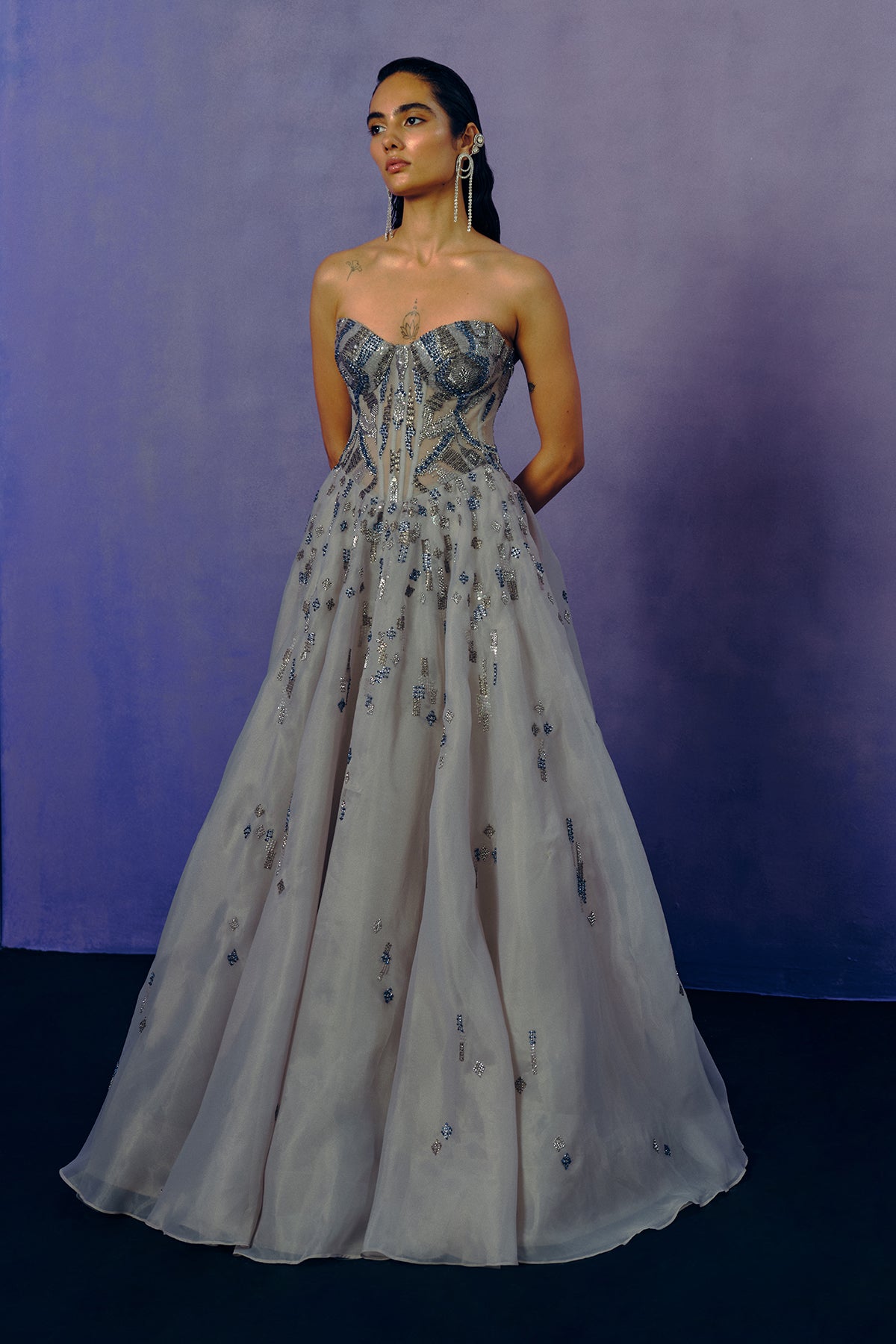 Smoked Stardust Ball Gown
