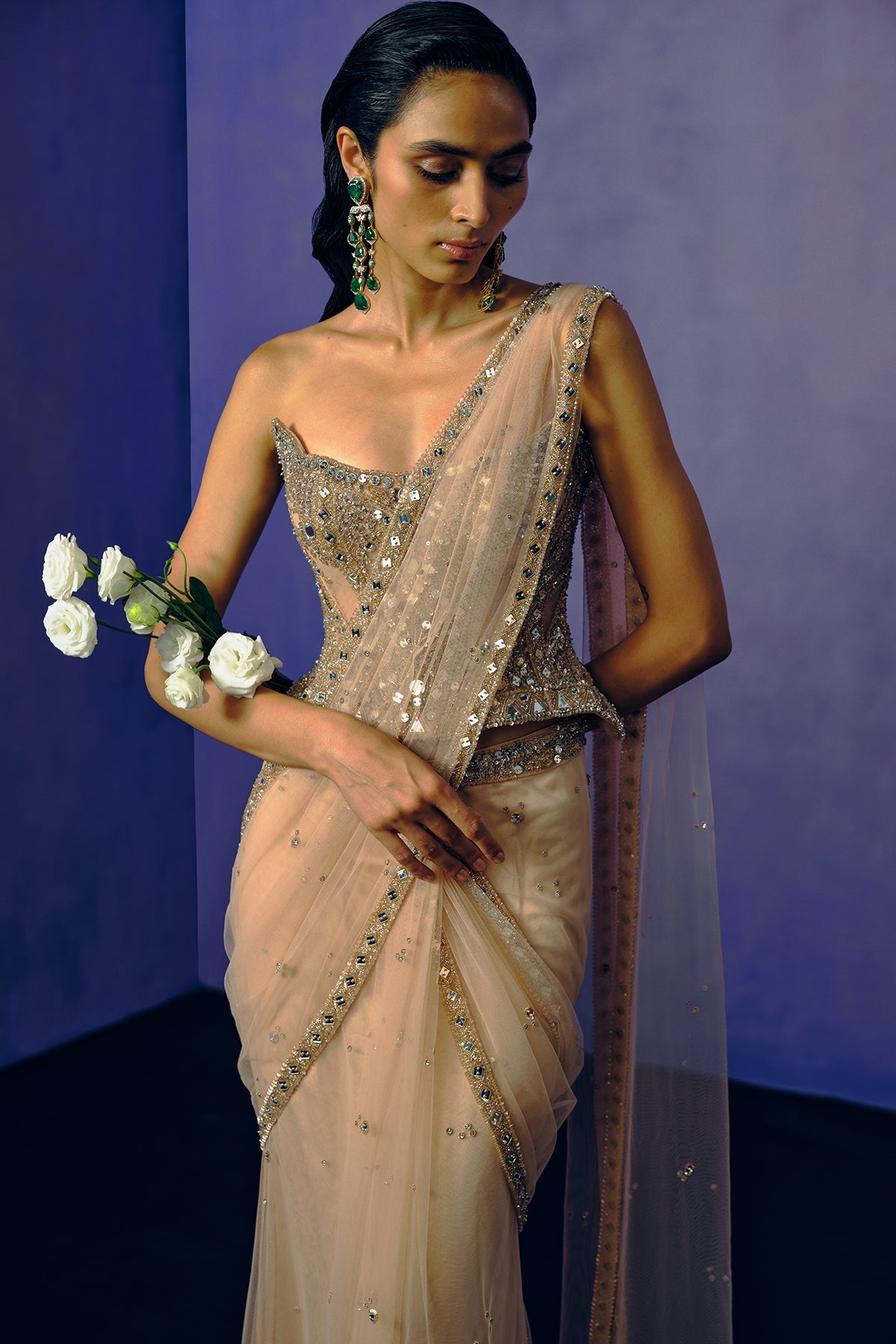 The Afterglow  Drape Saree