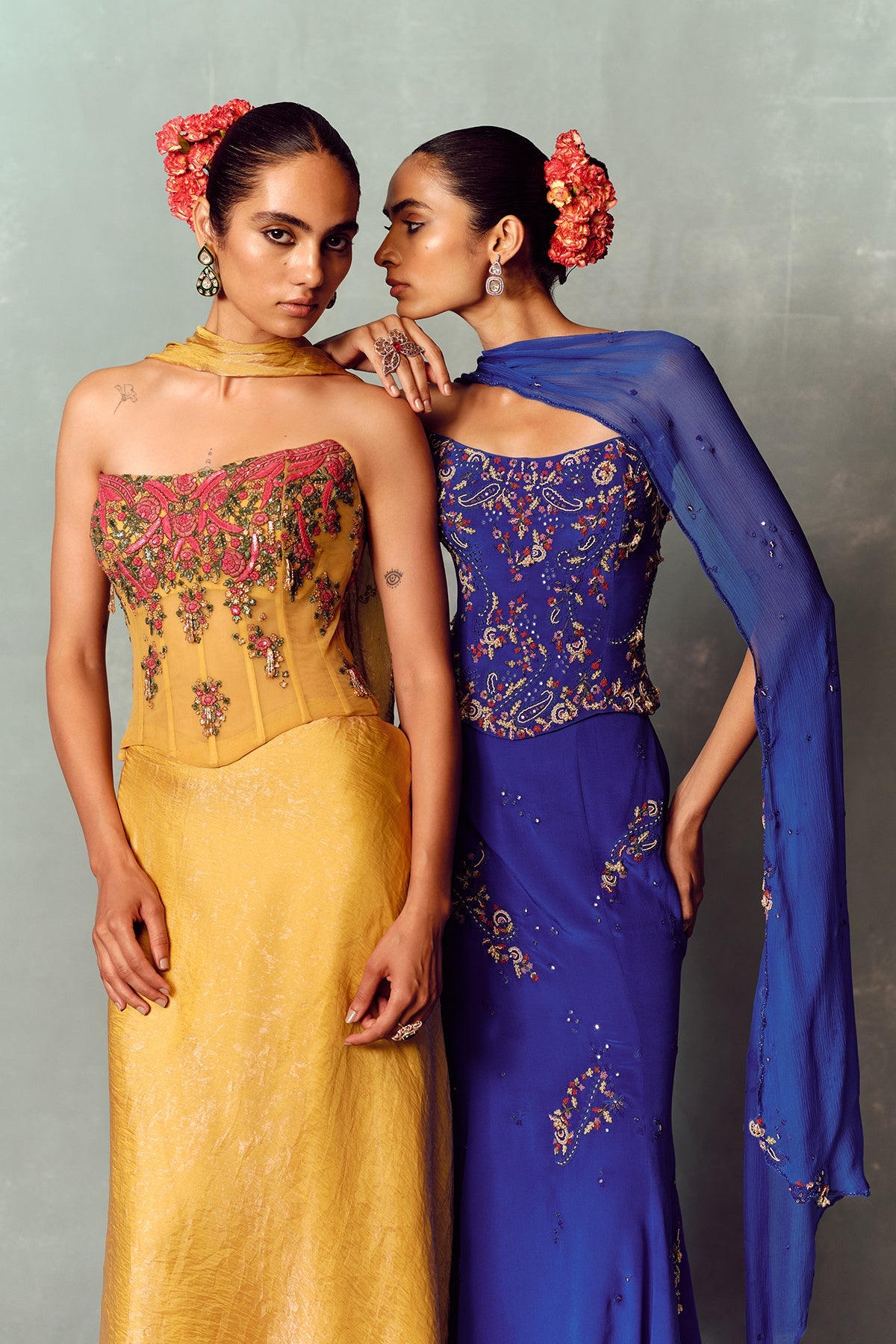 Soleil Bloom CORSET AND SKIRT SET
