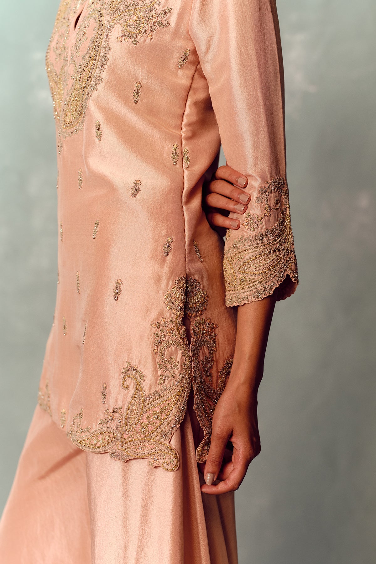 RosÃ© LumiÃ¨re Sharara Set