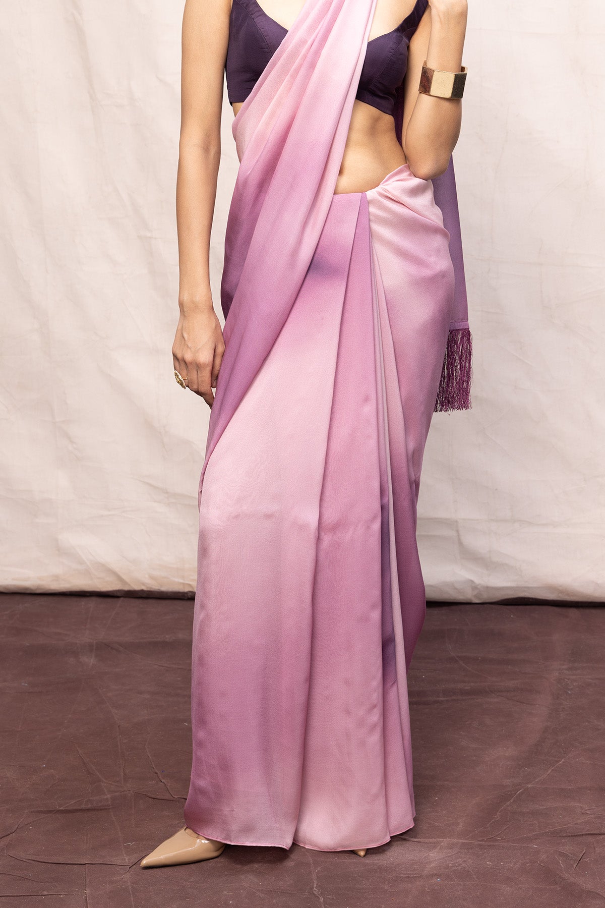 Multicolour Chiffon Digital Print Saree