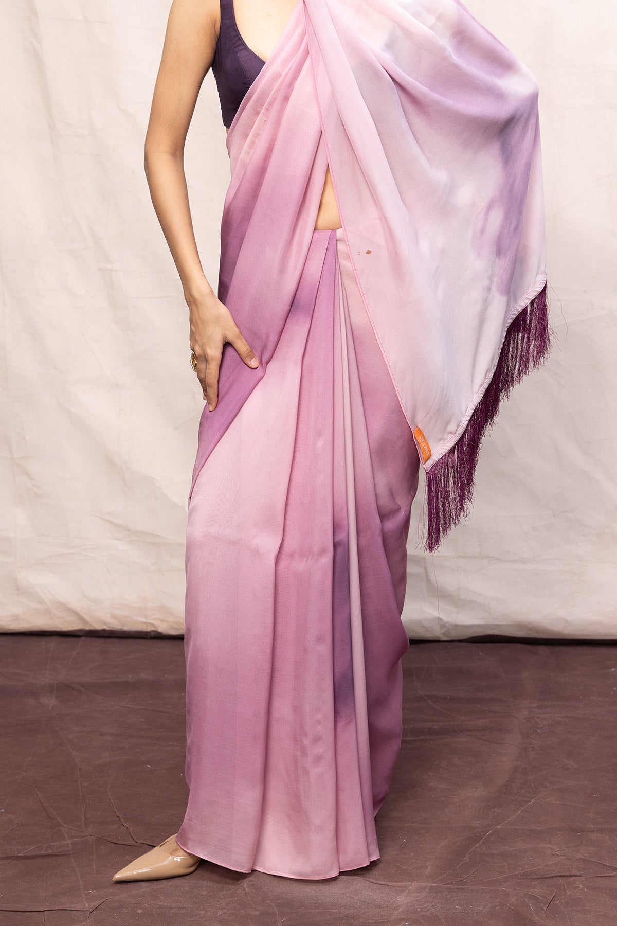 Multicolour Chiffon Digital Print Saree