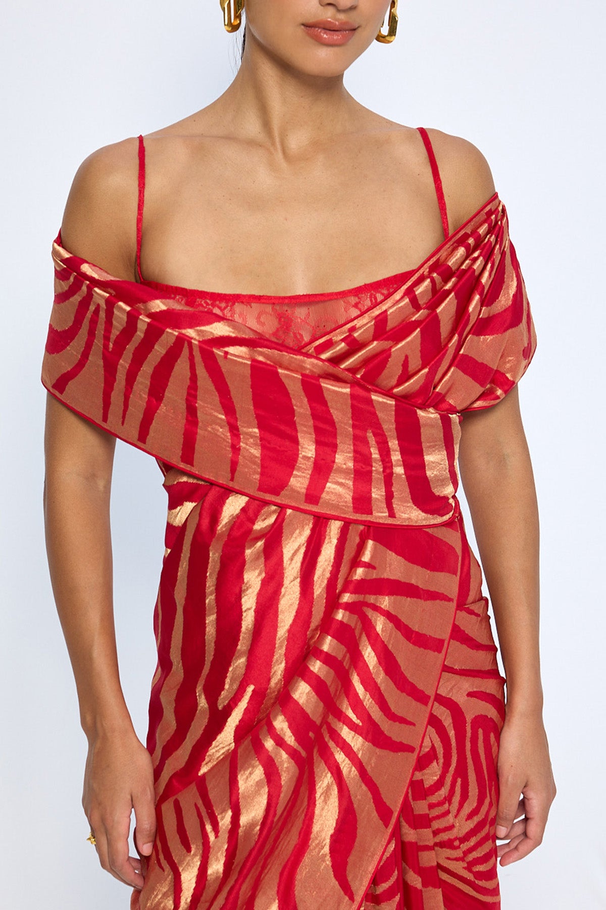 Handwoven Classic Red Silk Saree