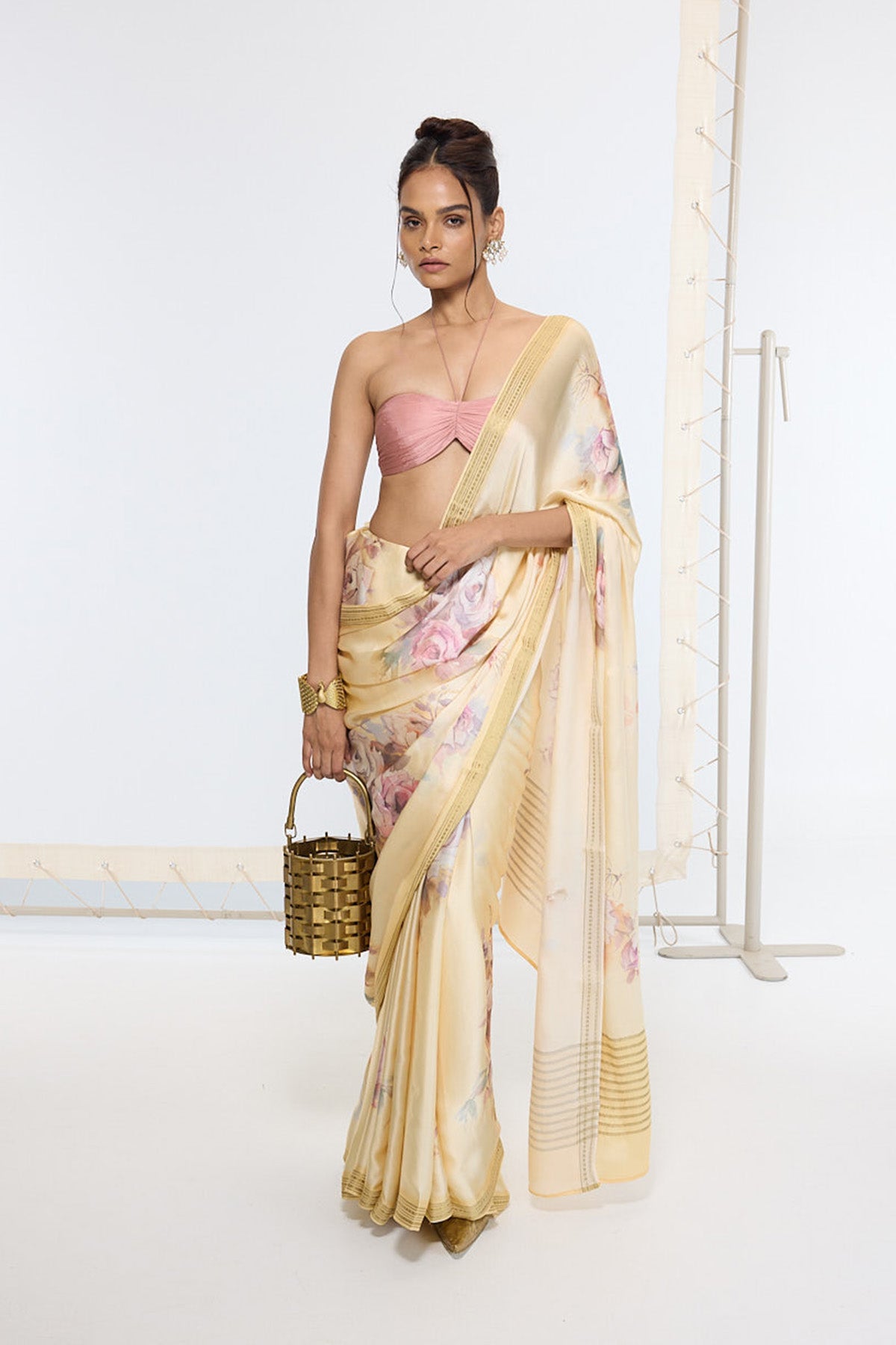 Handwoven Biscotti Printed Saree