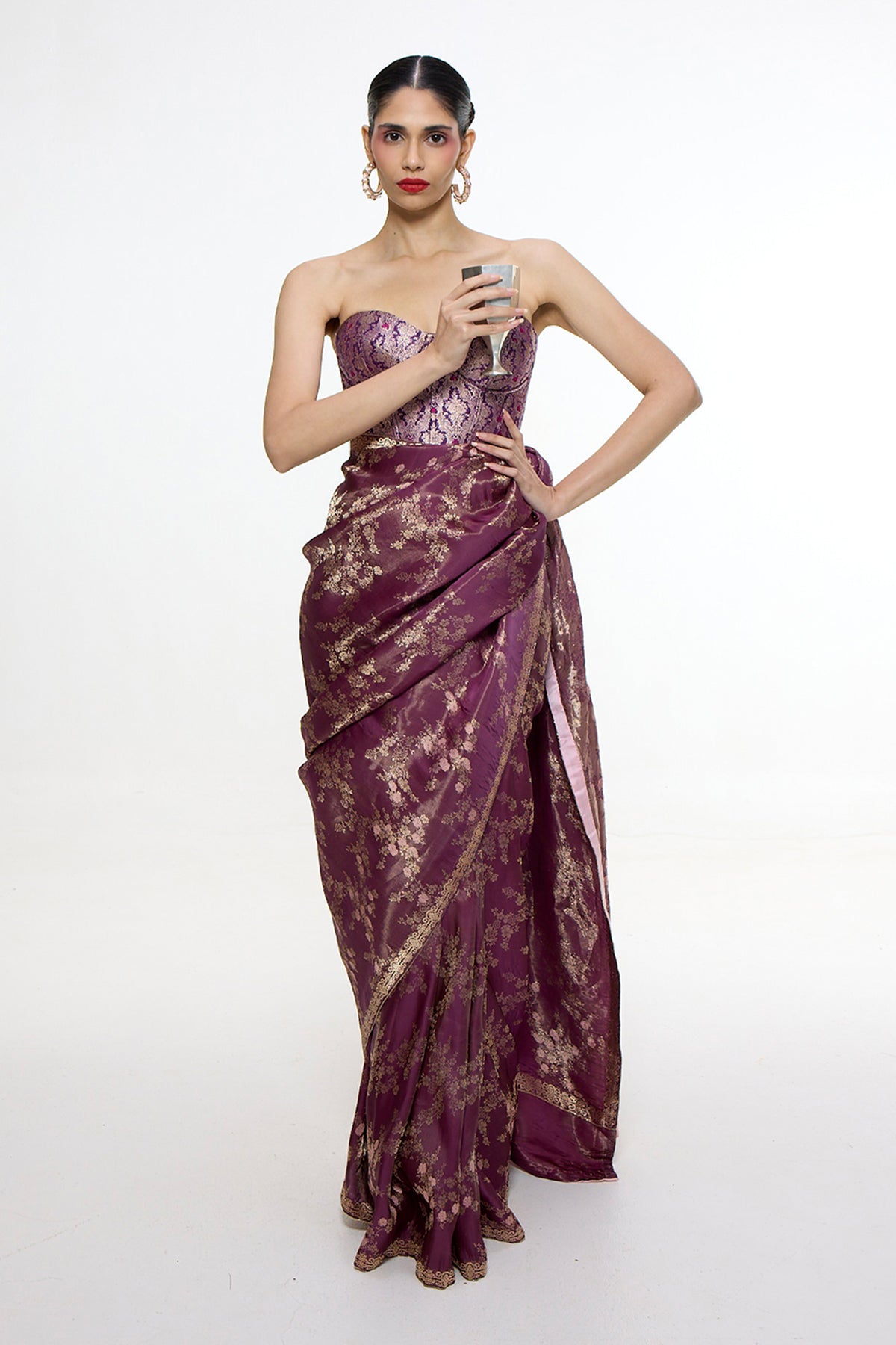 Handwoven Cocoa Brown Saree