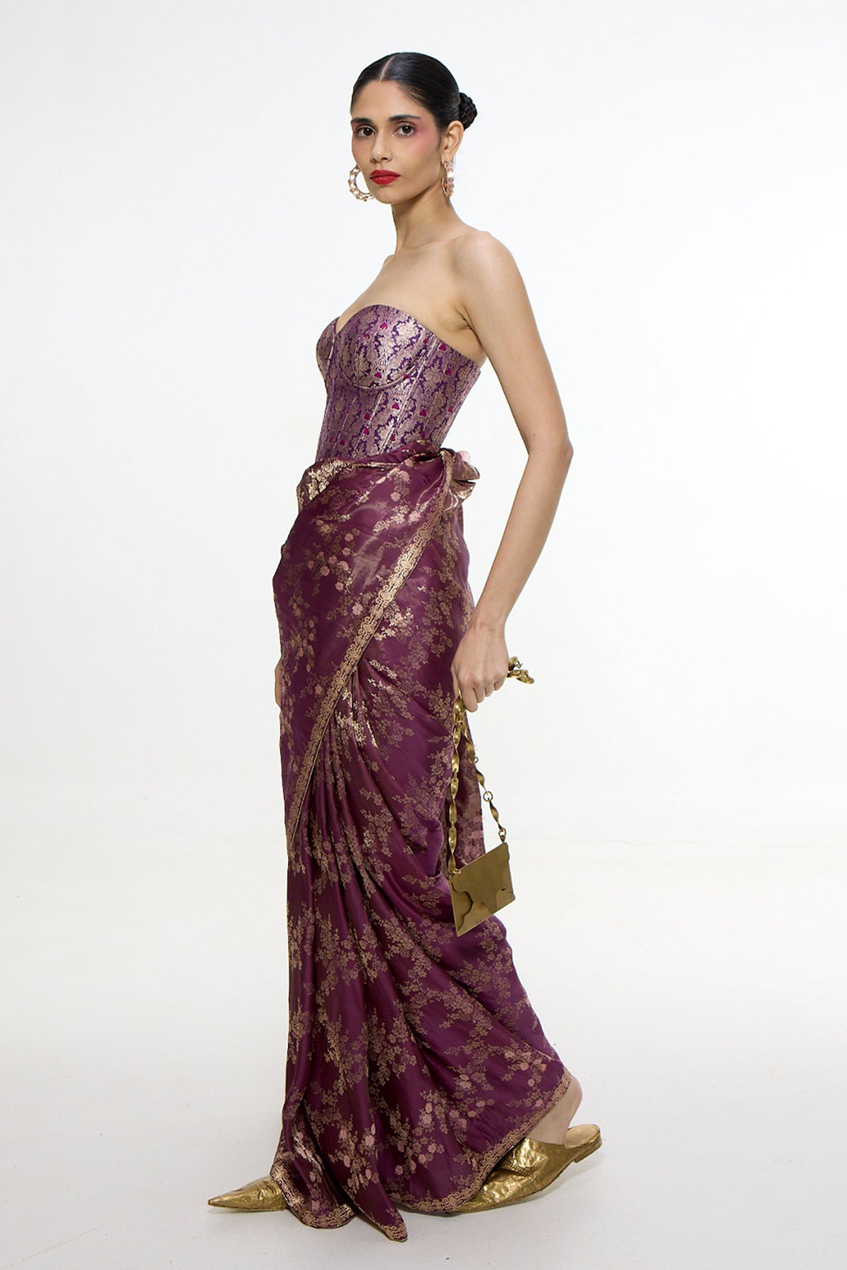 Handwoven Cocoa Brown Saree