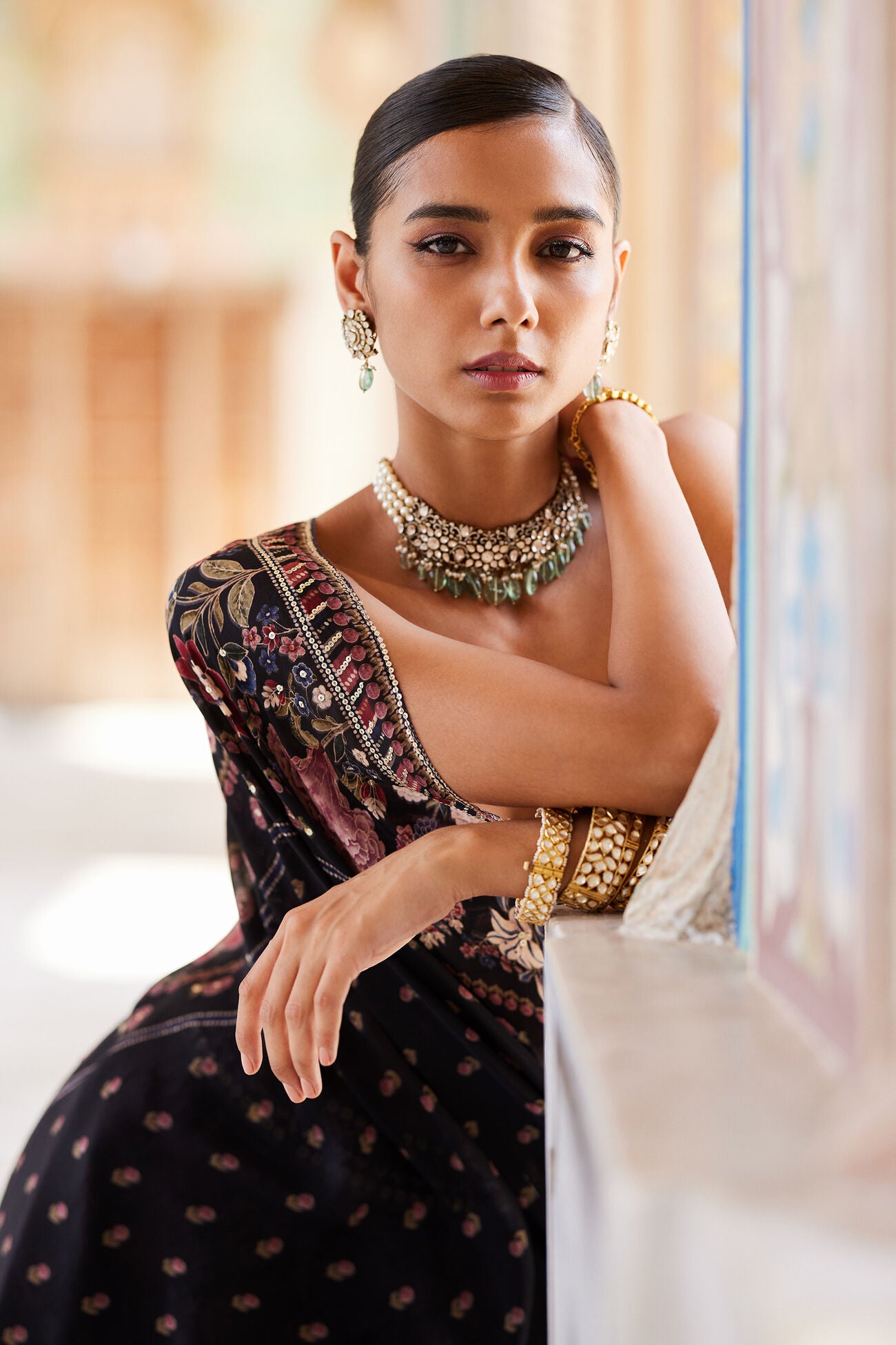 SHIMAZ LEHENGA - BLACK