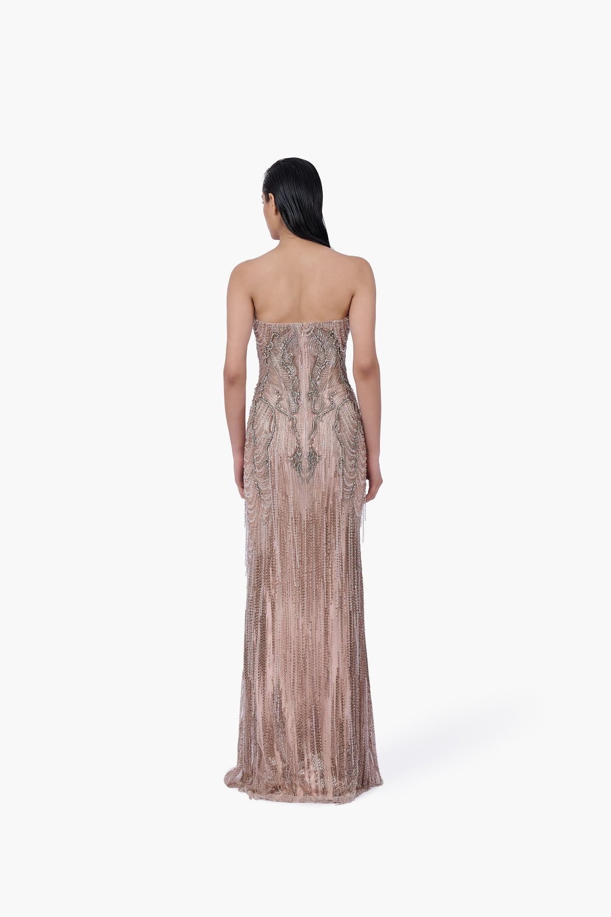 Baroque Cascade Gown