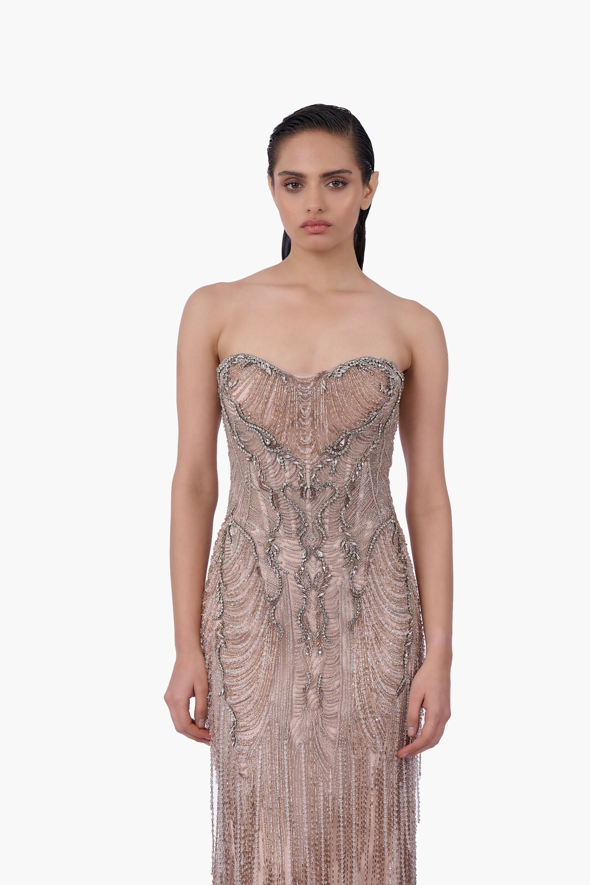Baroque Cascade Gown