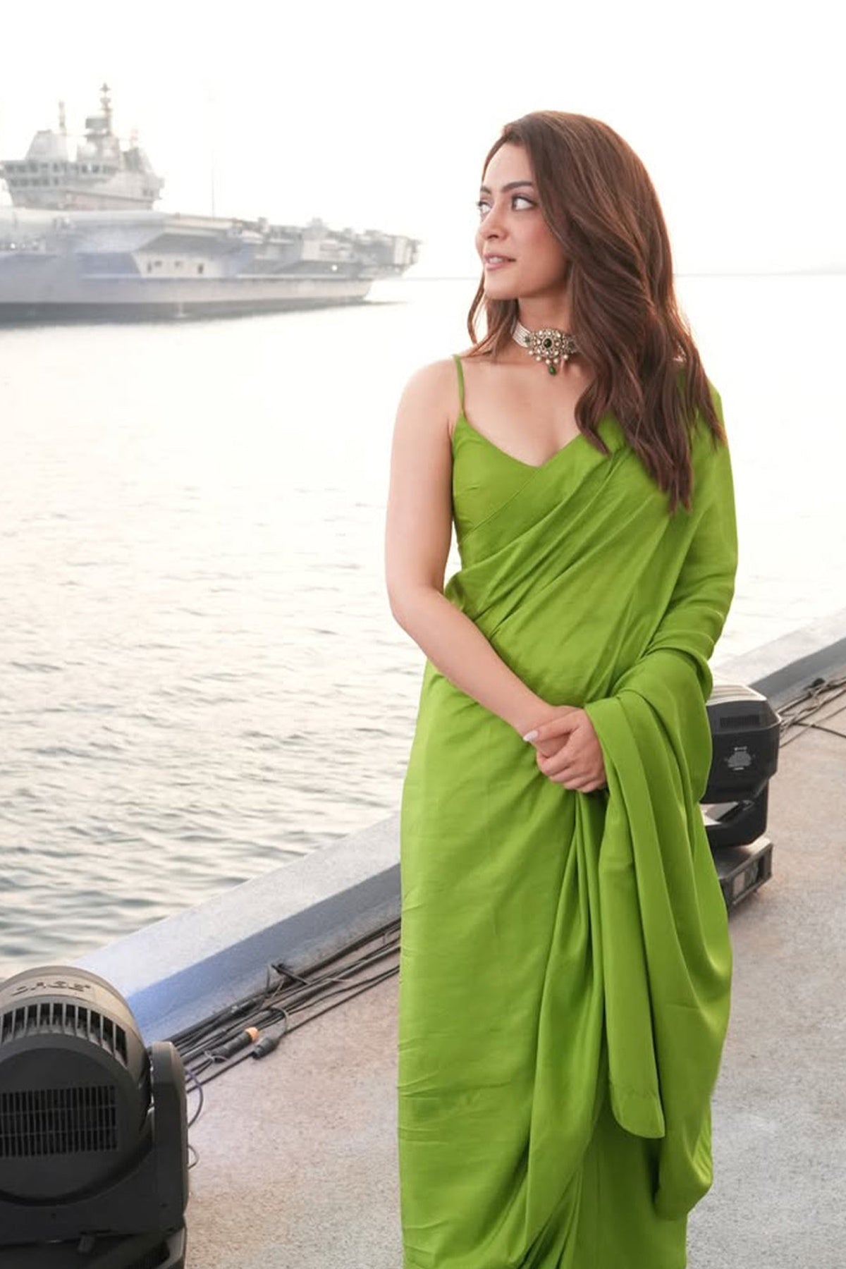 Handwoven Pear Green Silk Saree