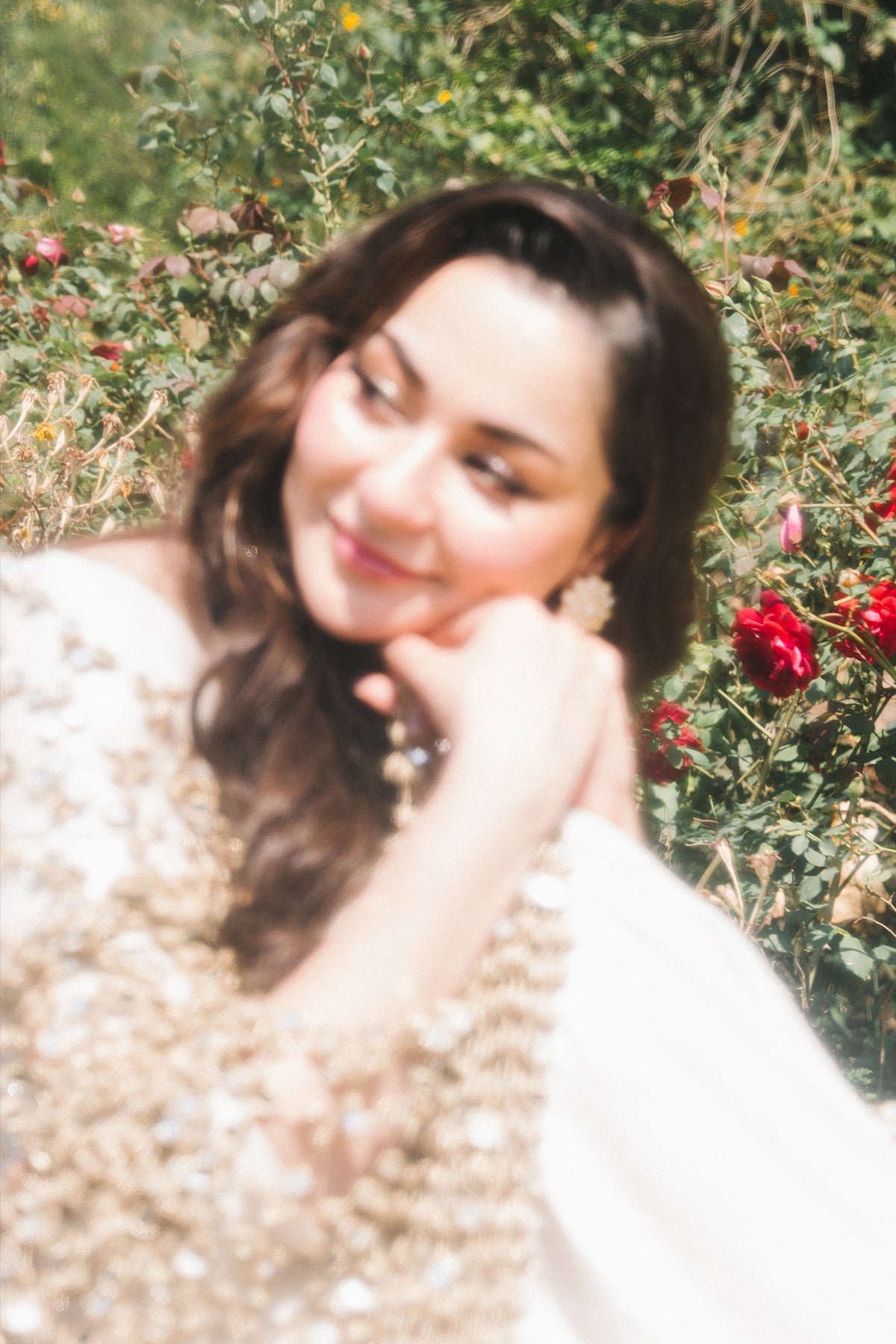 Hania Amir in Saher Sharara Set with Mirror Jaal Dupatta