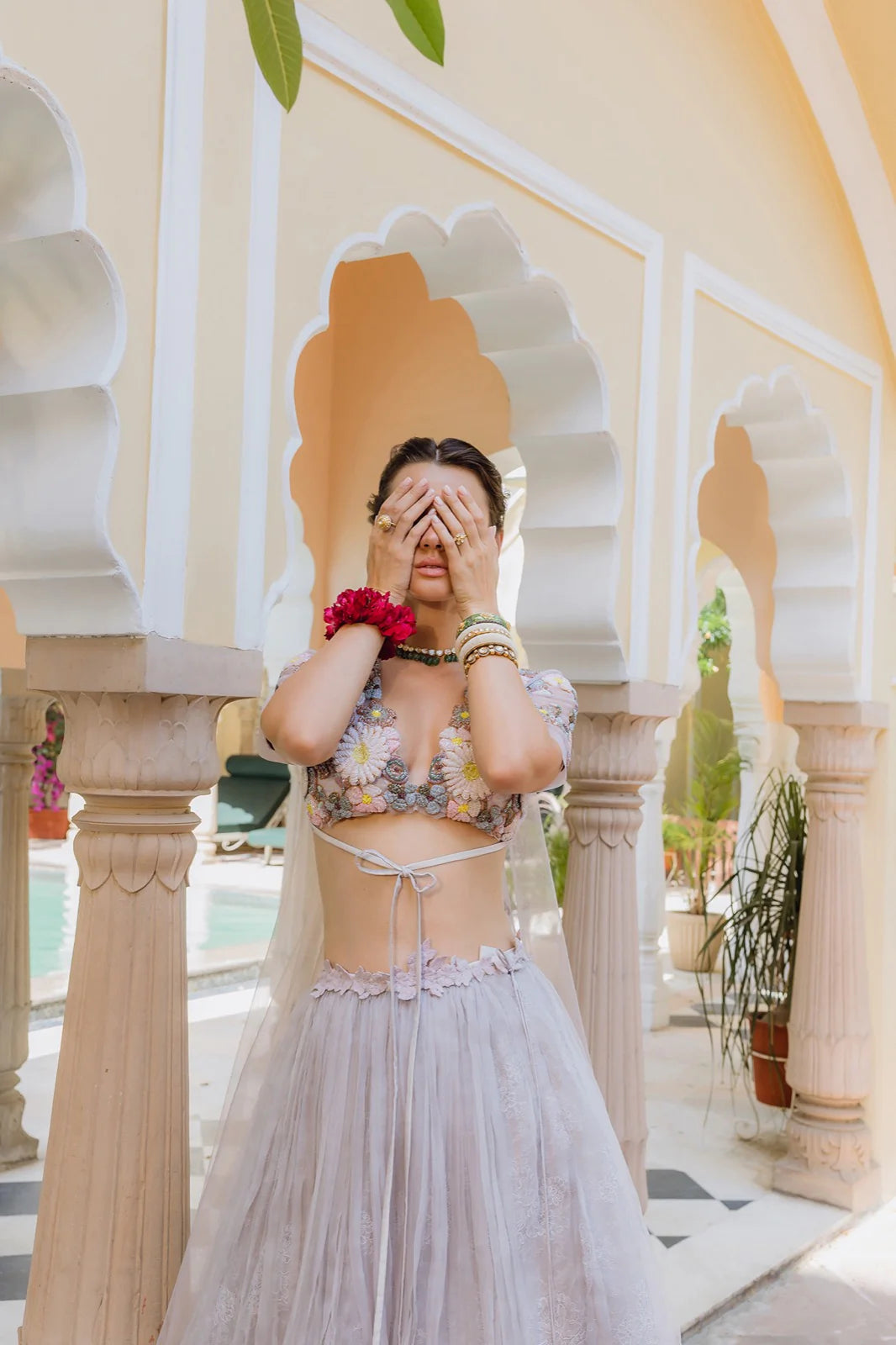 FIELDS OF LILAC SOME BIG DAISIES