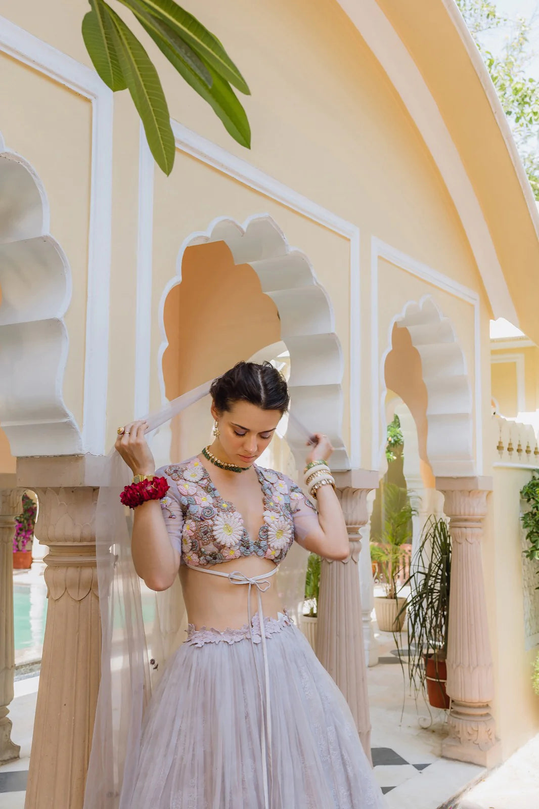 FIELDS OF LILAC SOME BIG DAISIES