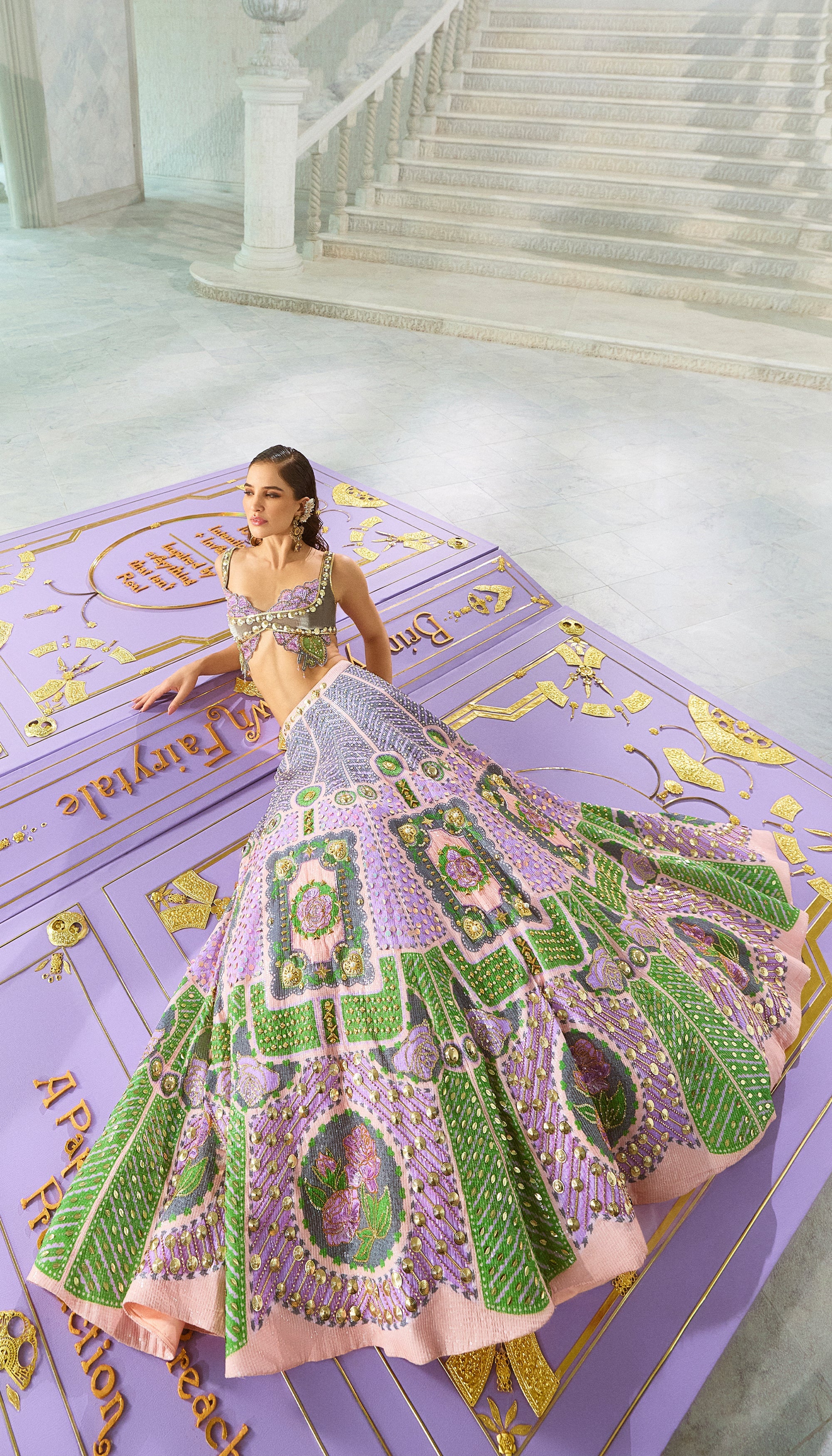 Dear Dahlia Lehenga set