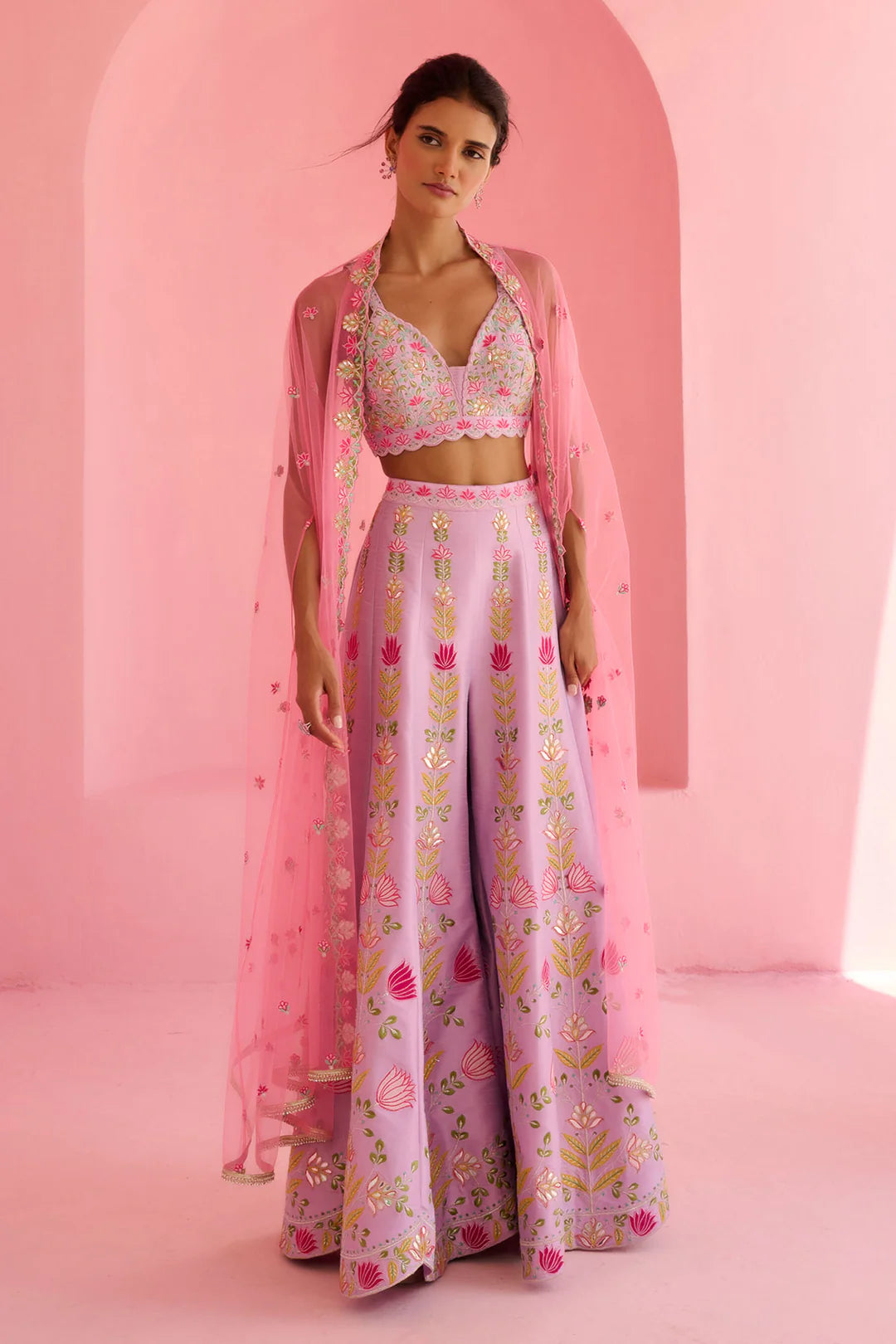 LAVENDER TULIP PALAZZO SET - Ready To Ship