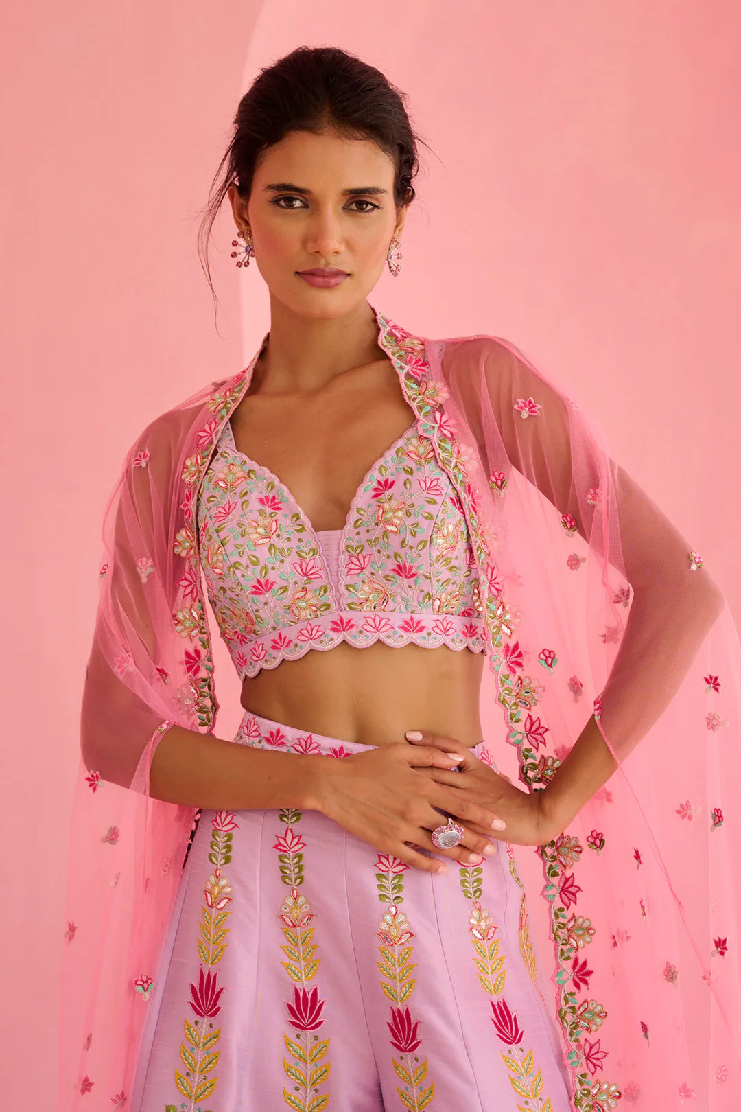 LAVENDER TULIP PALAZZO SET - Ready To Ship