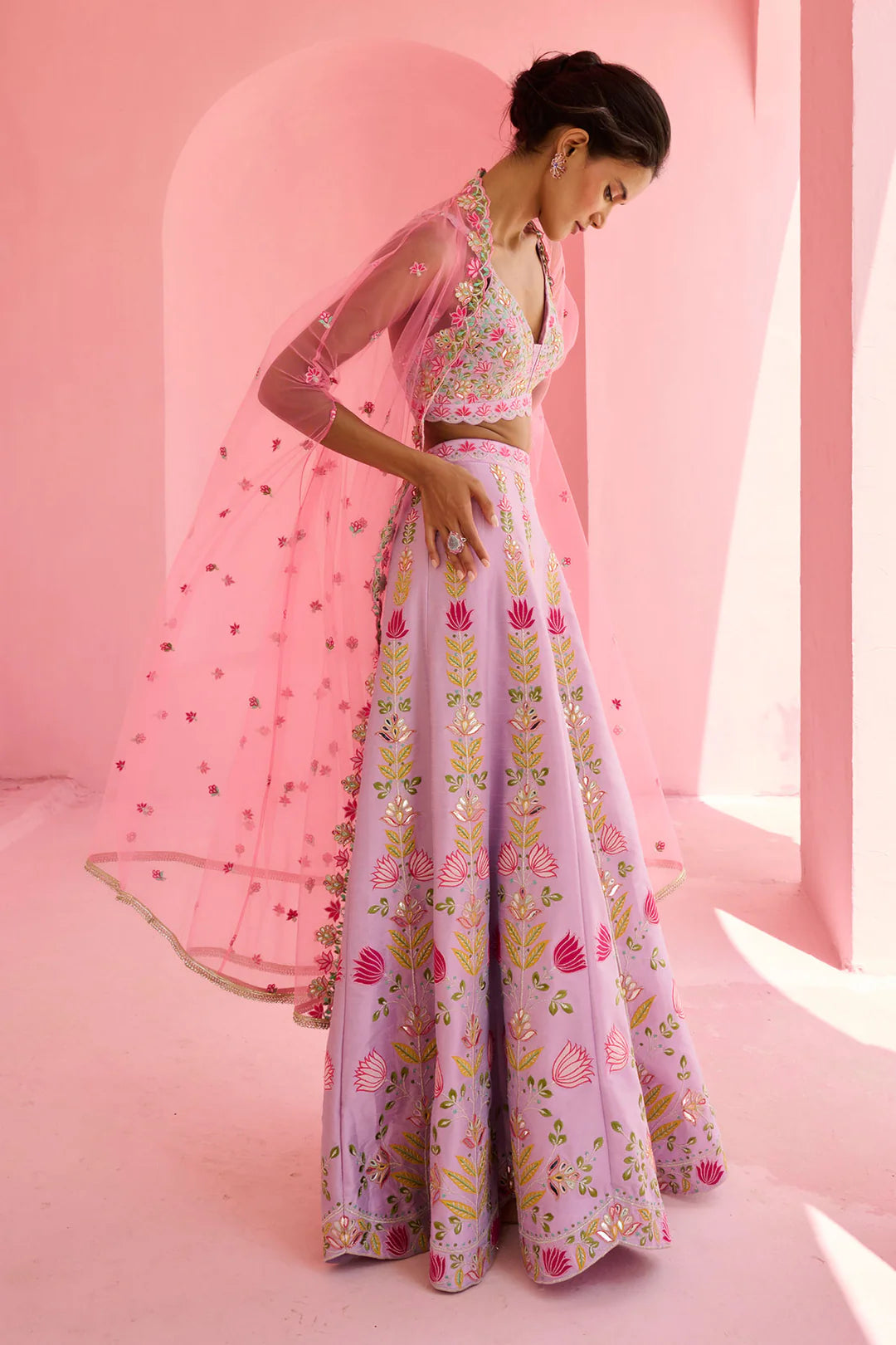 LAVENDER TULIP PALAZZO SET - Ready To Ship