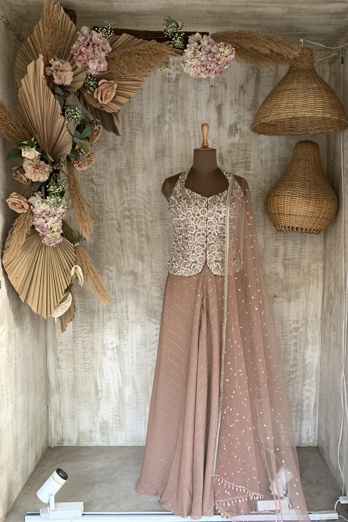 Brown Seqline Suhana Savi Pant Set - Ready to ship