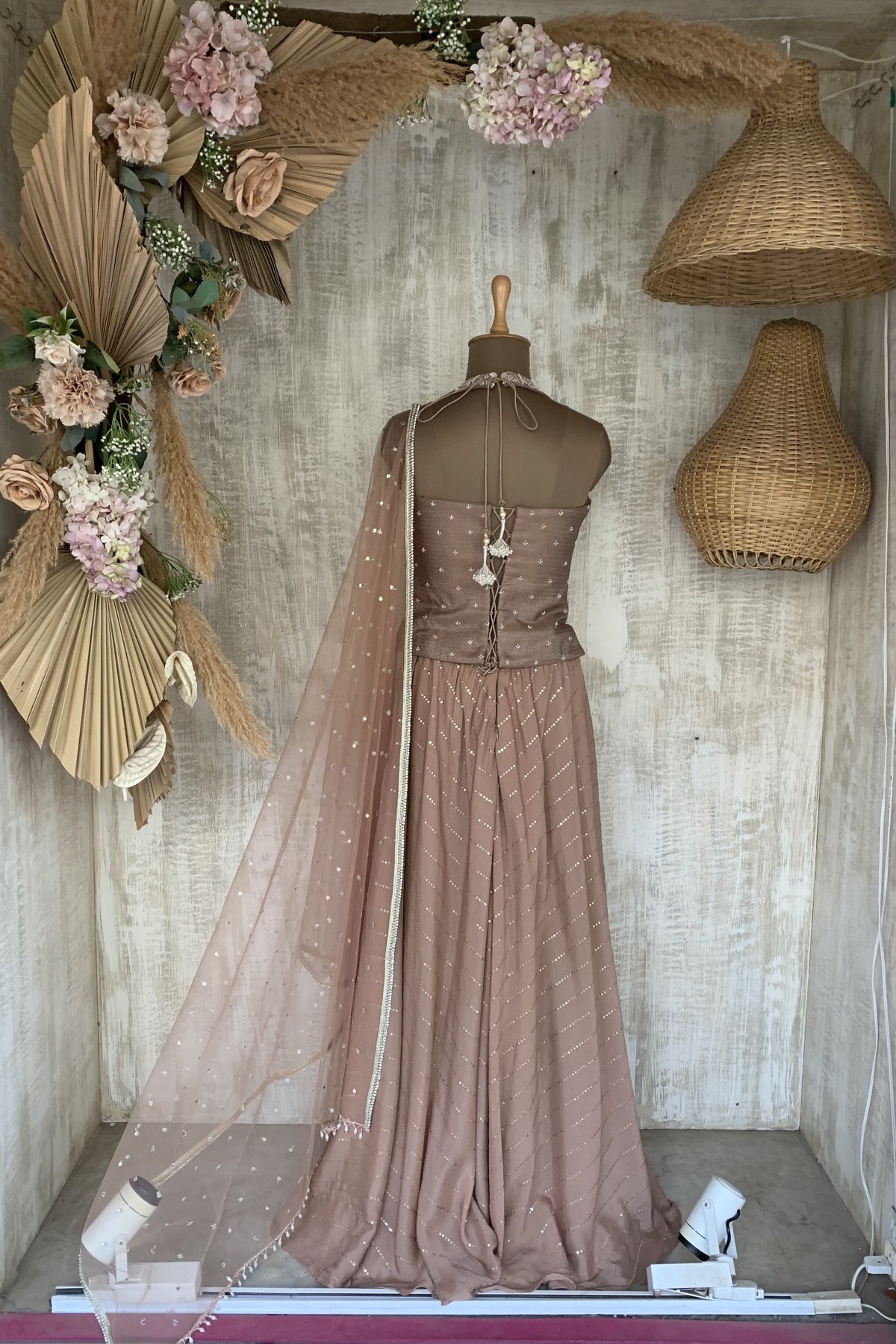 Brown Seqline Suhana Savi Pant Set - Ready to ship