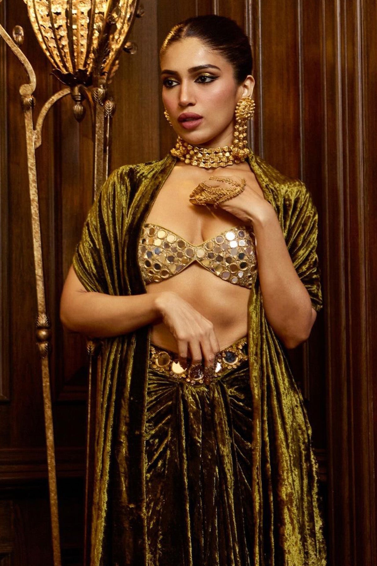 Bhumi Pednekar in Noor Skirt Set