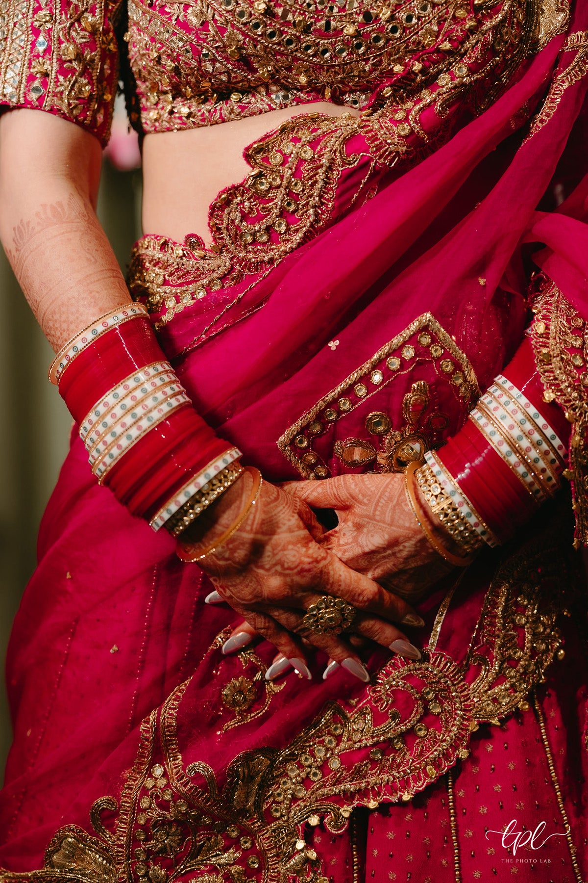 Shauna Gautam in Rani Pink Bridal Lehenga Set