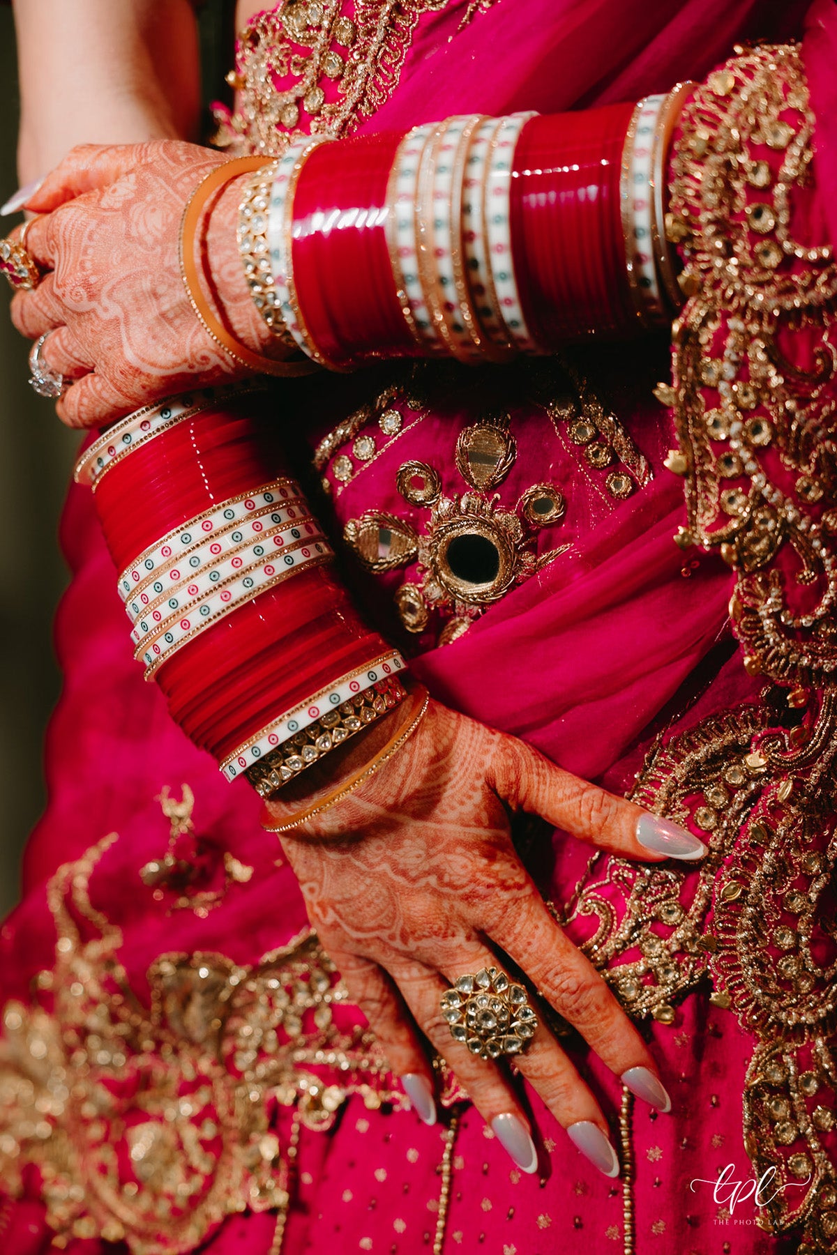 Shauna Gautam in Rani Pink Bridal Lehenga Set