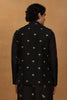 Black Embroidered Bandi