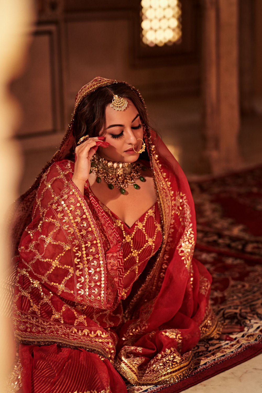 Sonakshi Sinha in Kaifiyat Sharara Set