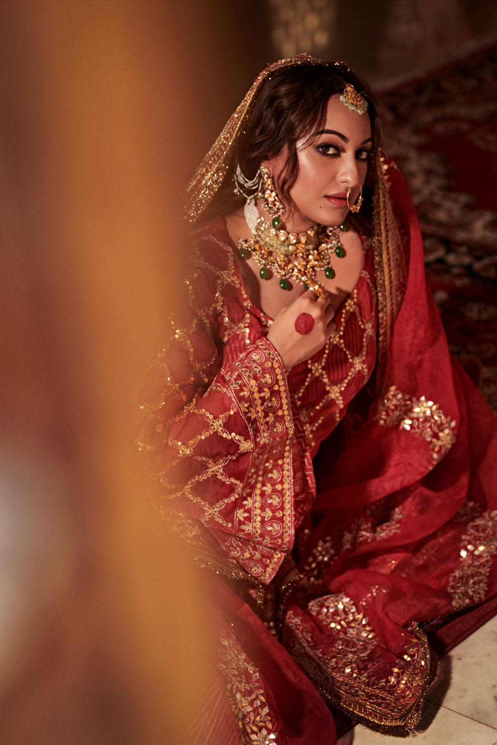 Sonakshi Sinha in Kaifiyat Sharara Set