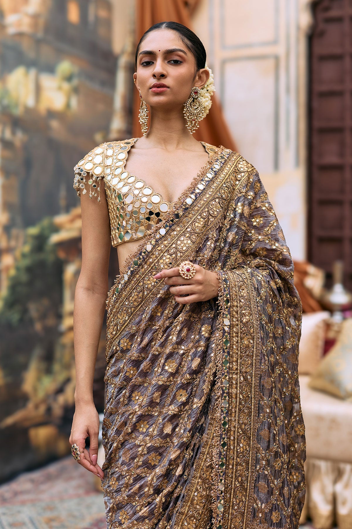 Patralekha Saree Set