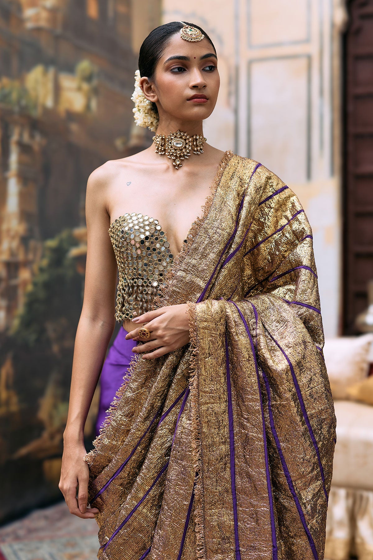 Svarnaalata Saree Set