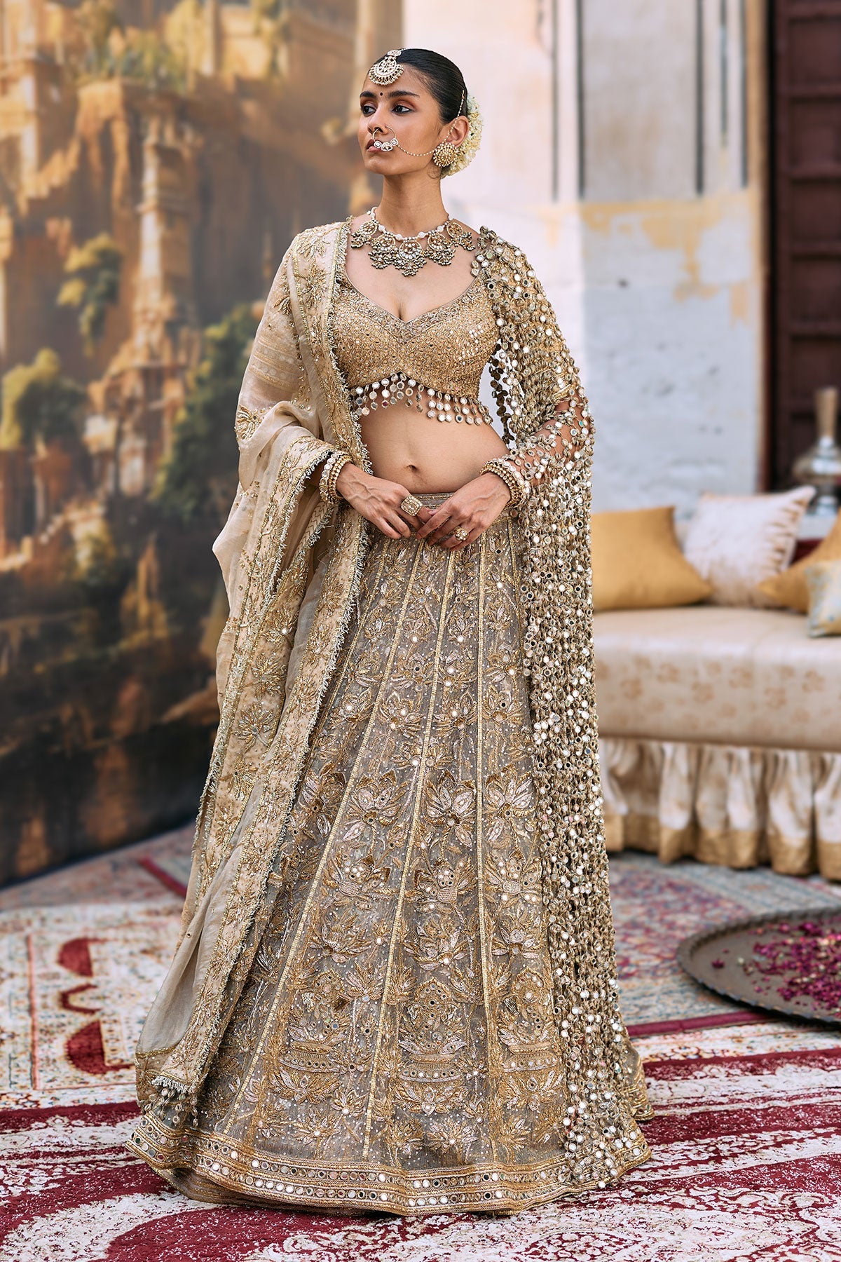 Mangalmurti Lehenga Set Without Veil