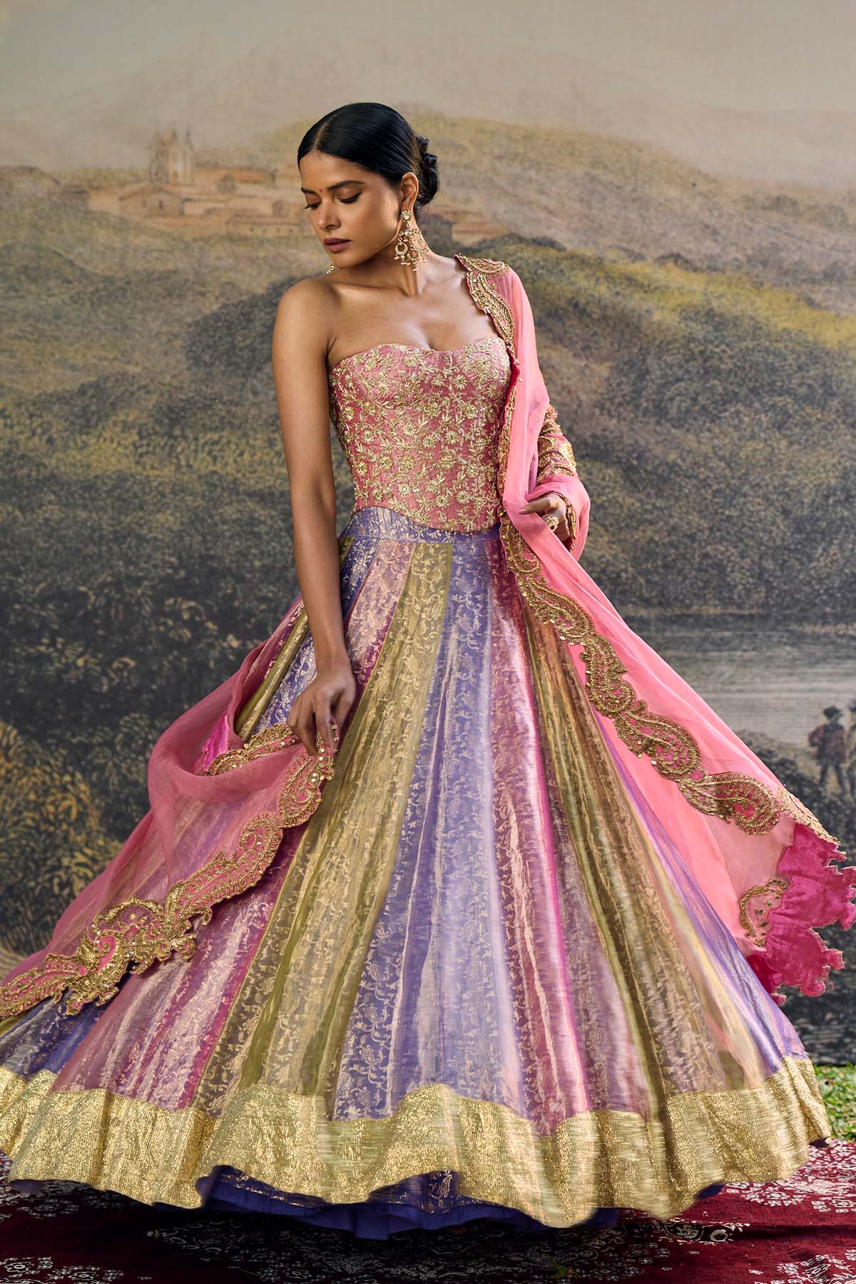 Rangoli Zari Lehenga Set