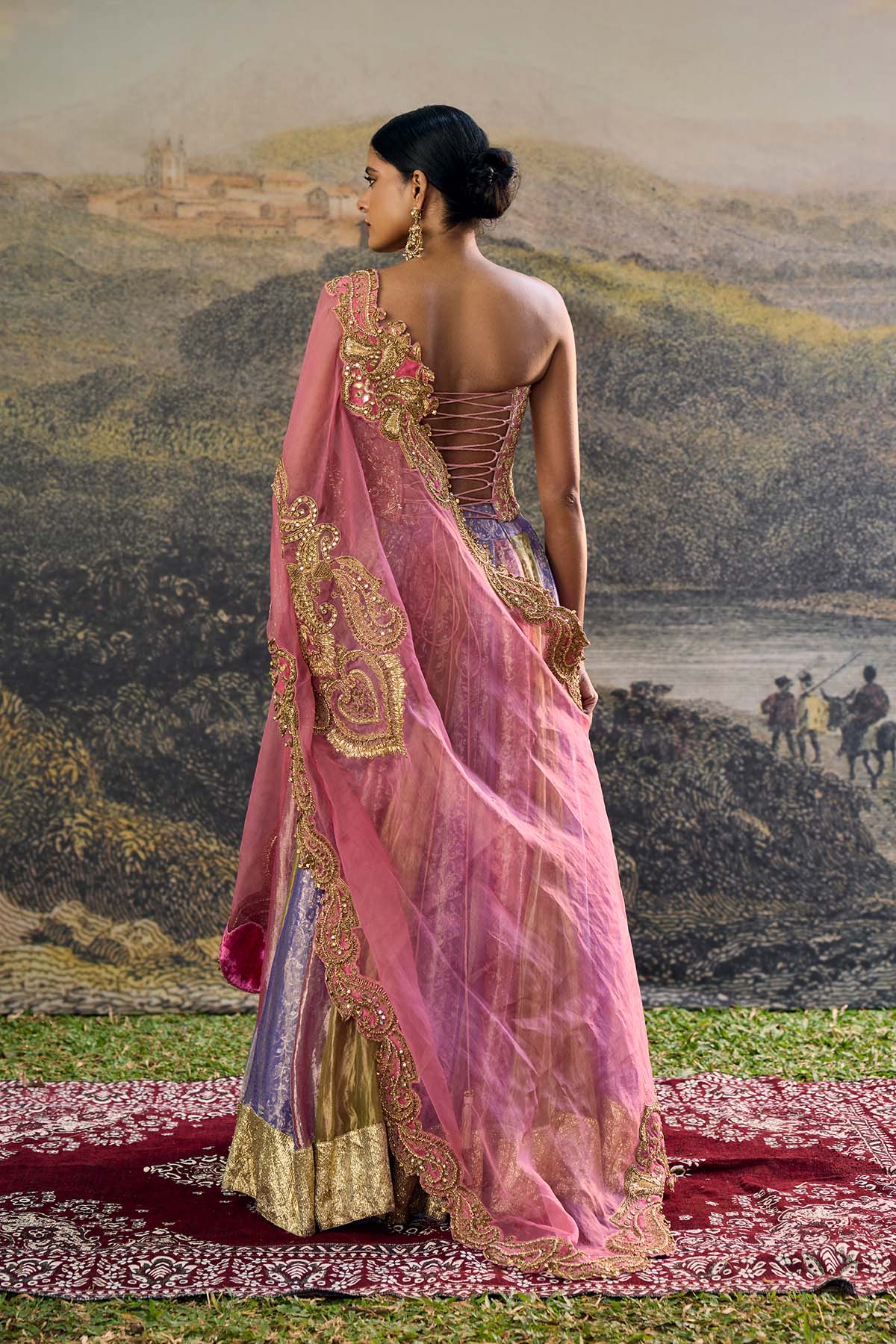 Rangoli Zari Lehenga Set