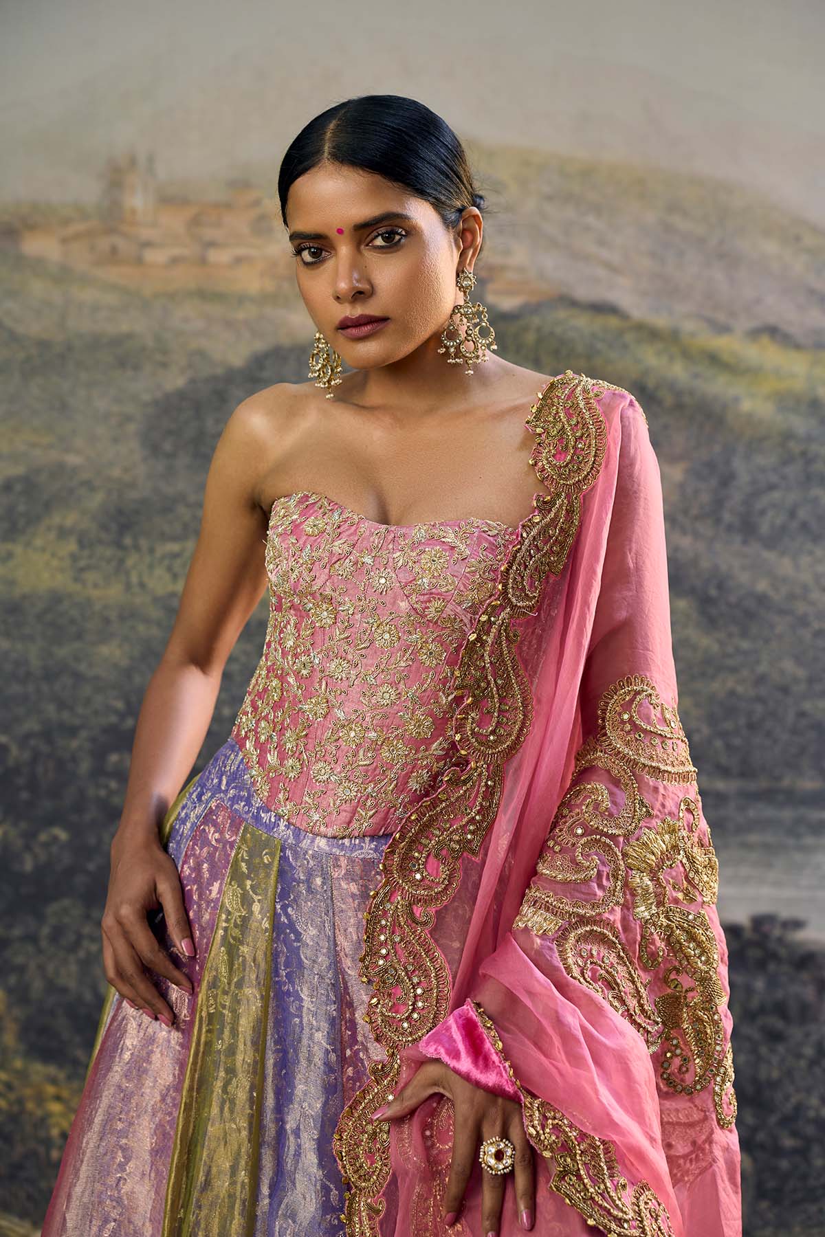 Rangoli Zari Lehenga Set