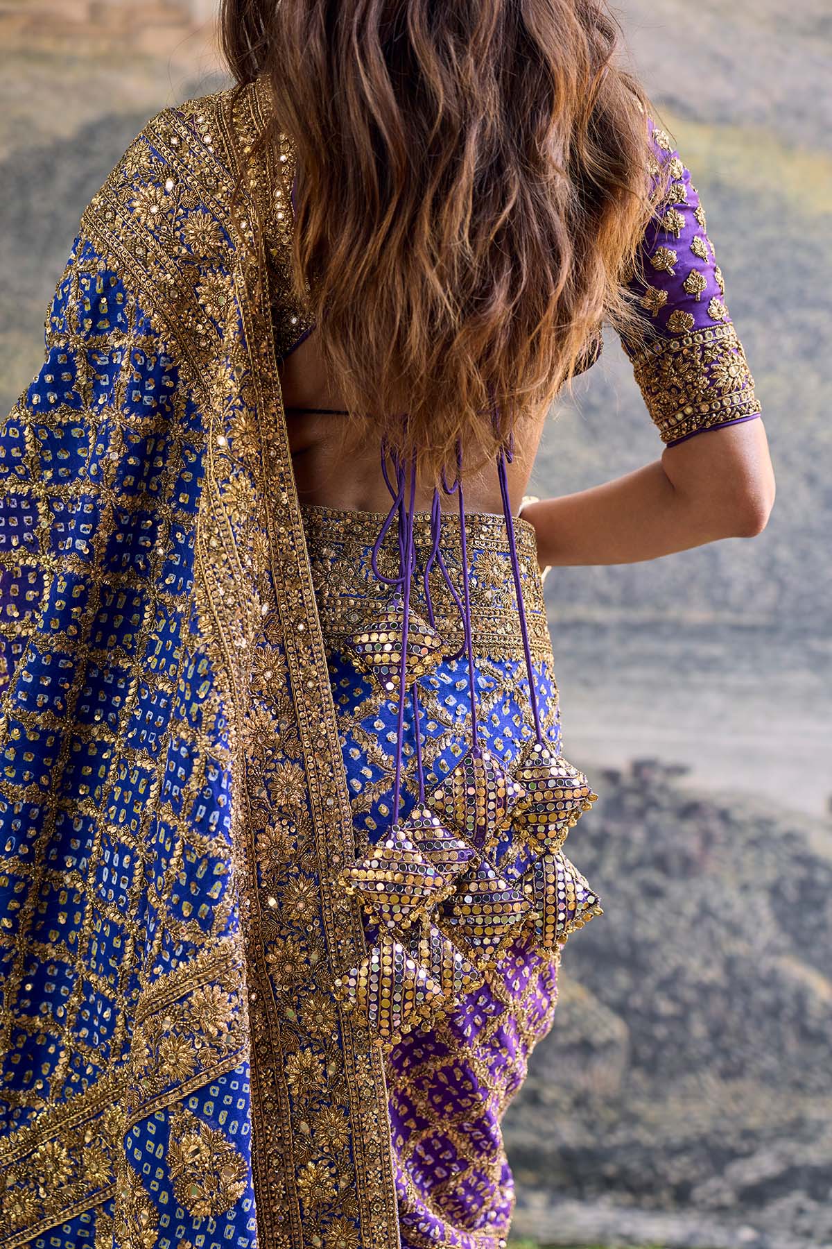 Advay Ombré Saree Set