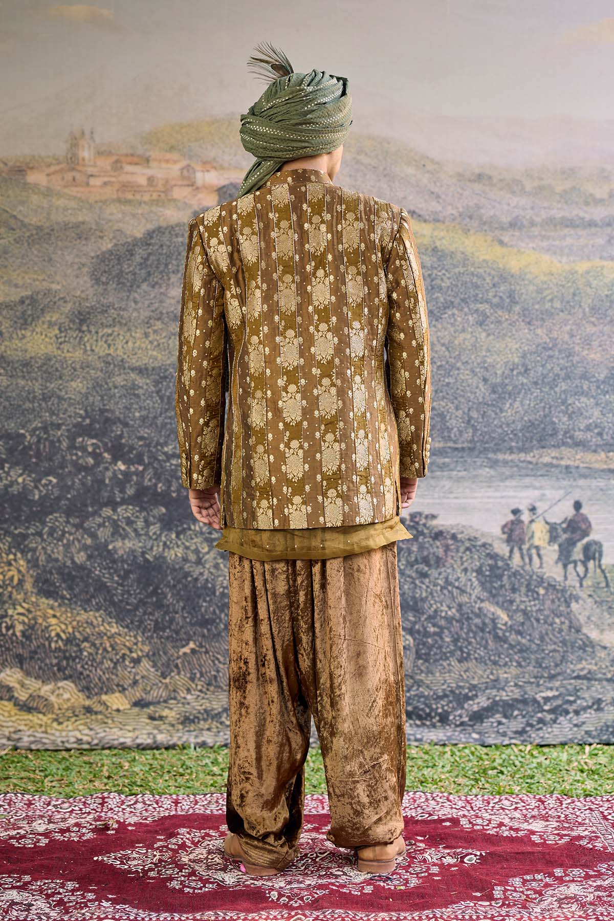 Zarvika Brocade Bundi Set