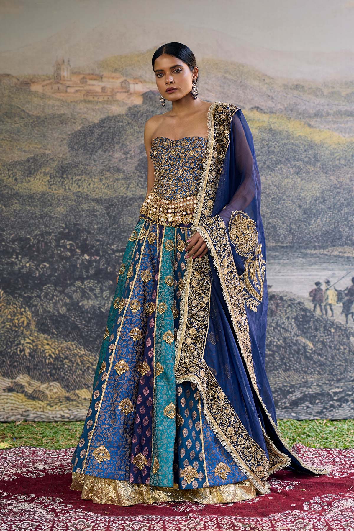 Neelratna Brocade Lehenga Set